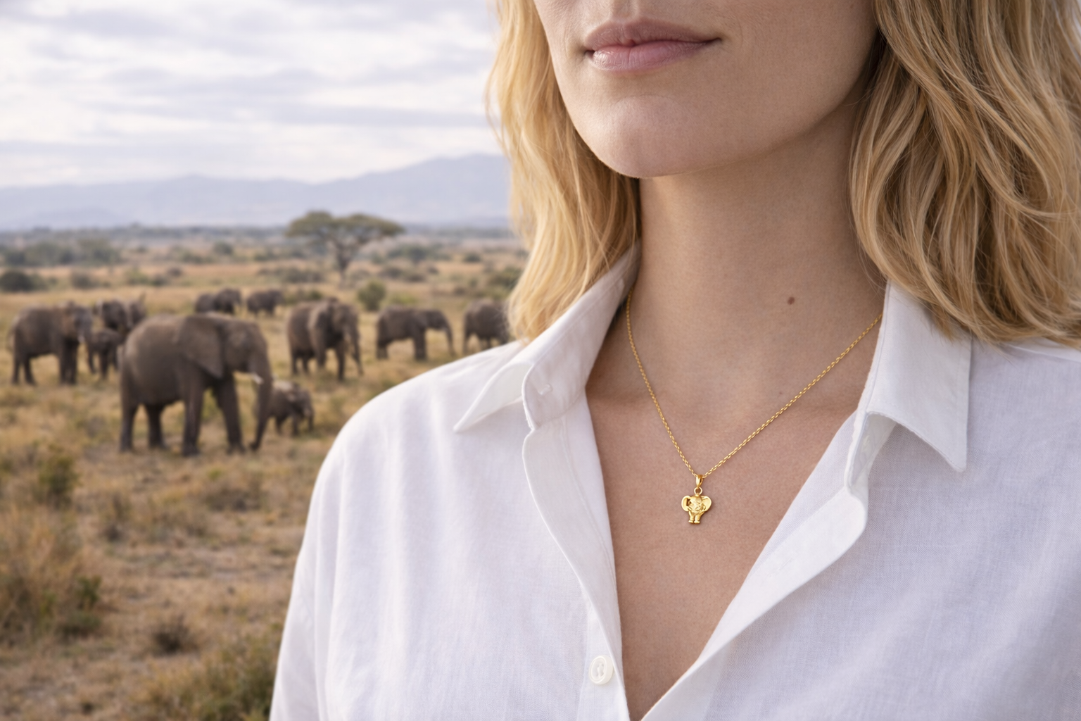 Elephant Calf Necklace Worn.PNG