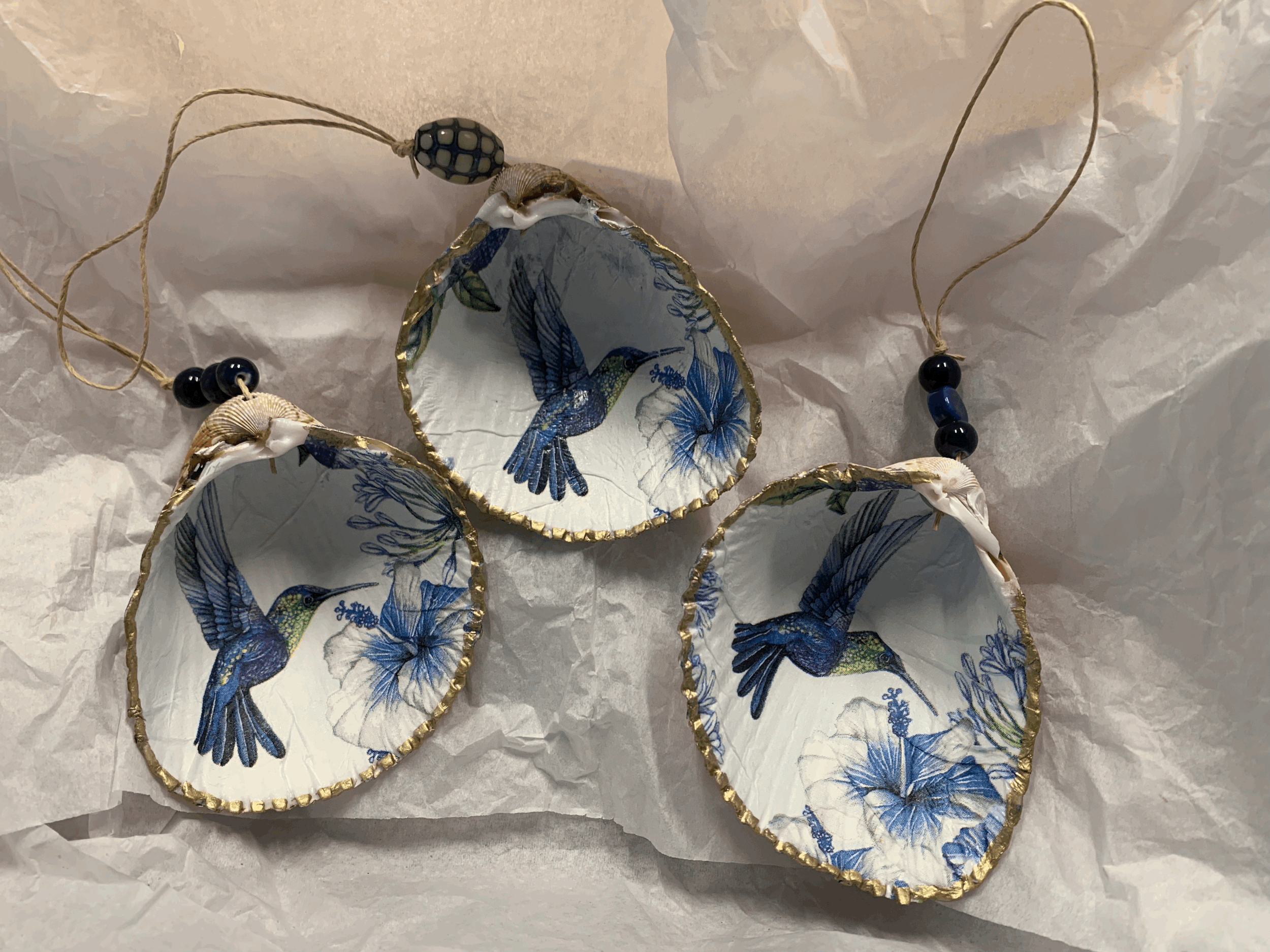 Large Decoupage Ornament