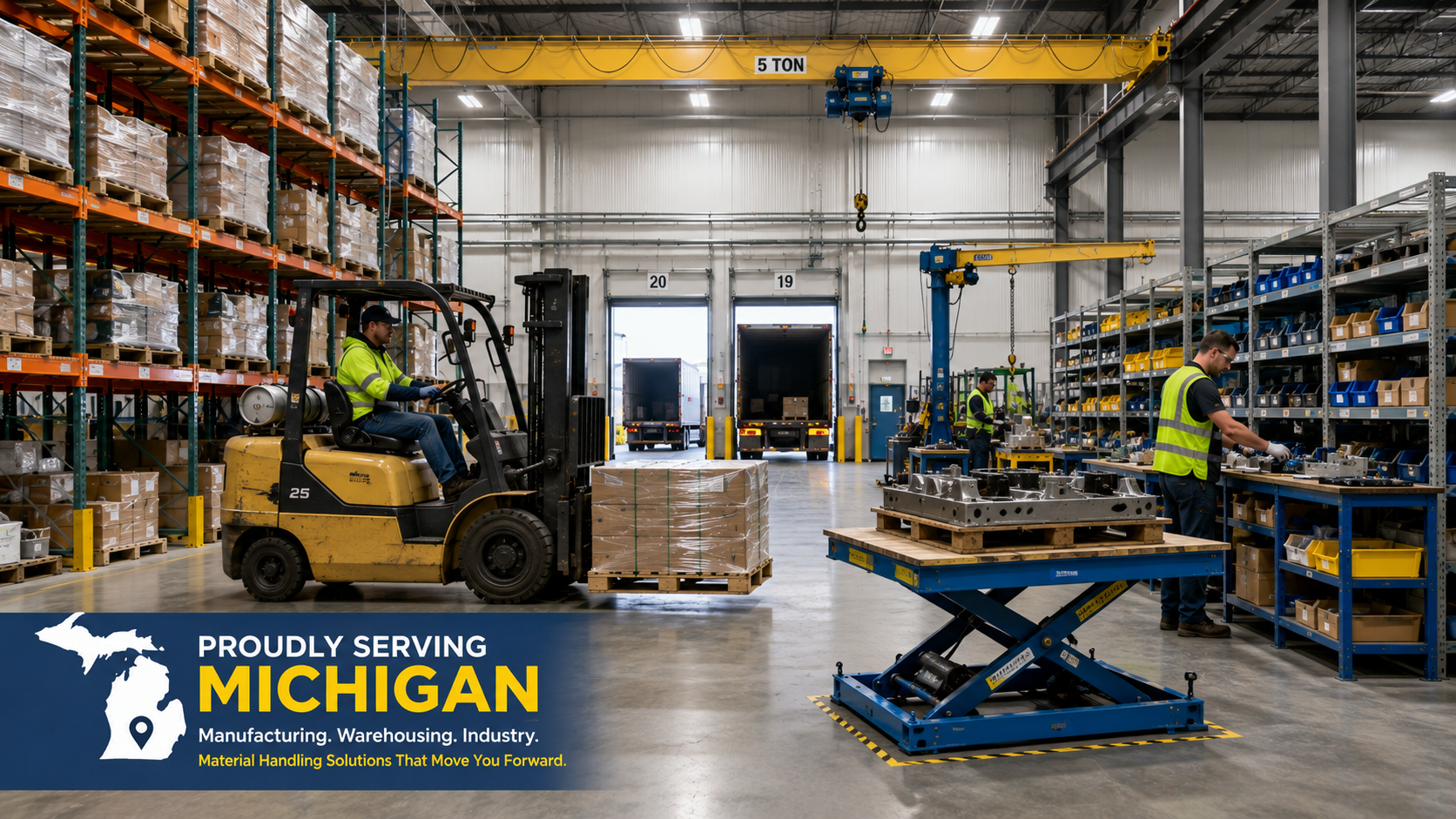 Material Handling Equipment Supplier in Michigan