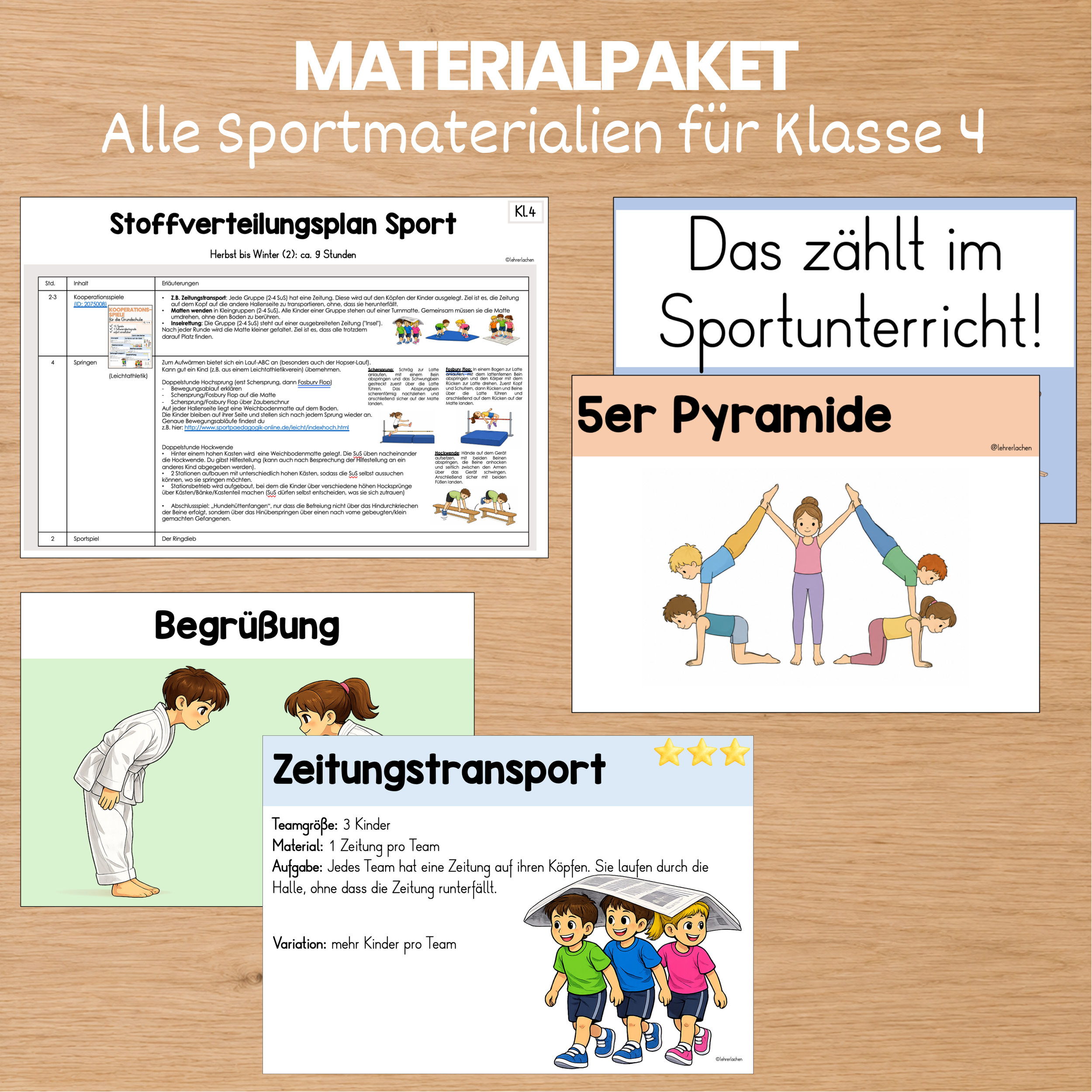 Materialpaket Sport Klasse 4