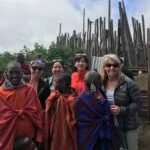 Visiting the Masai 