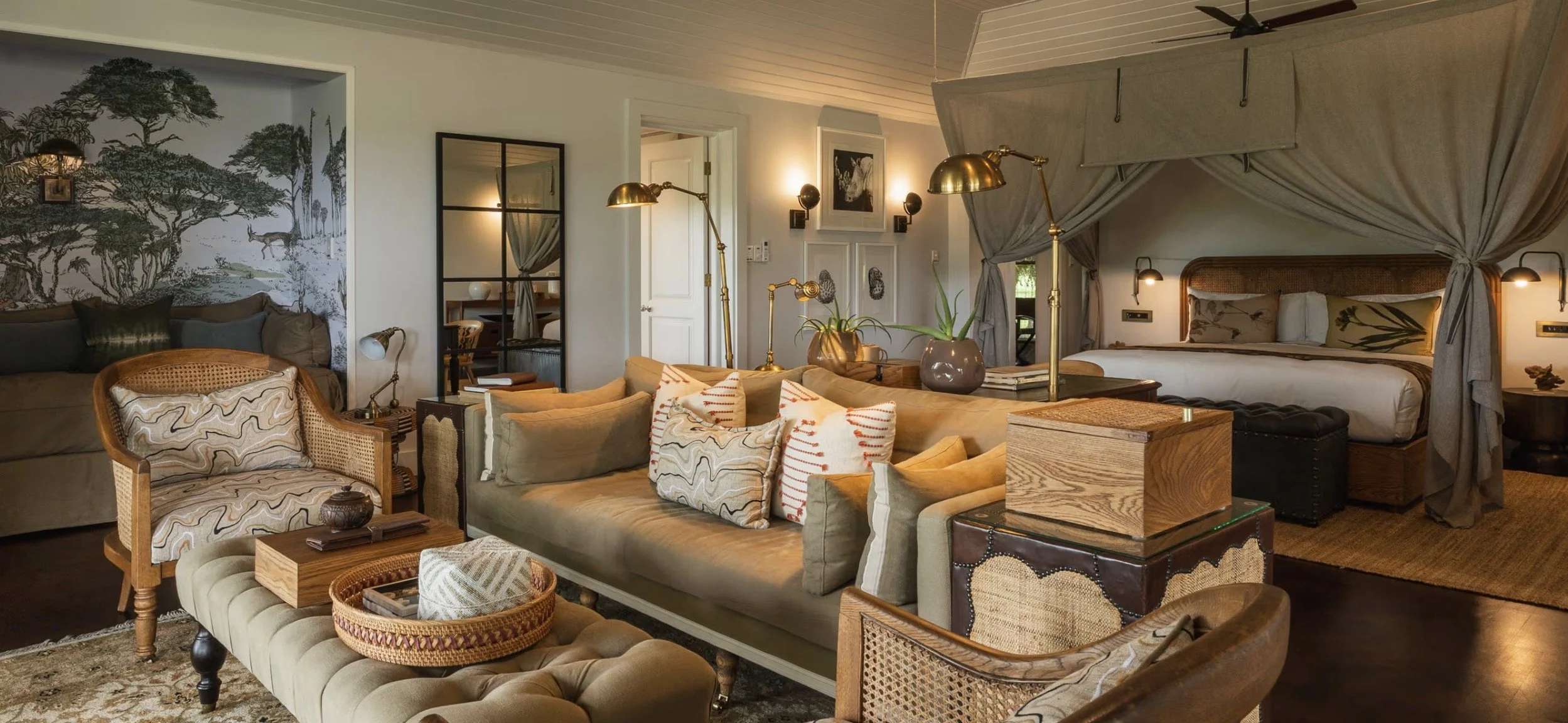 A suite at Rattrays camp at Mala Mala in Sabi Sands, South Africa