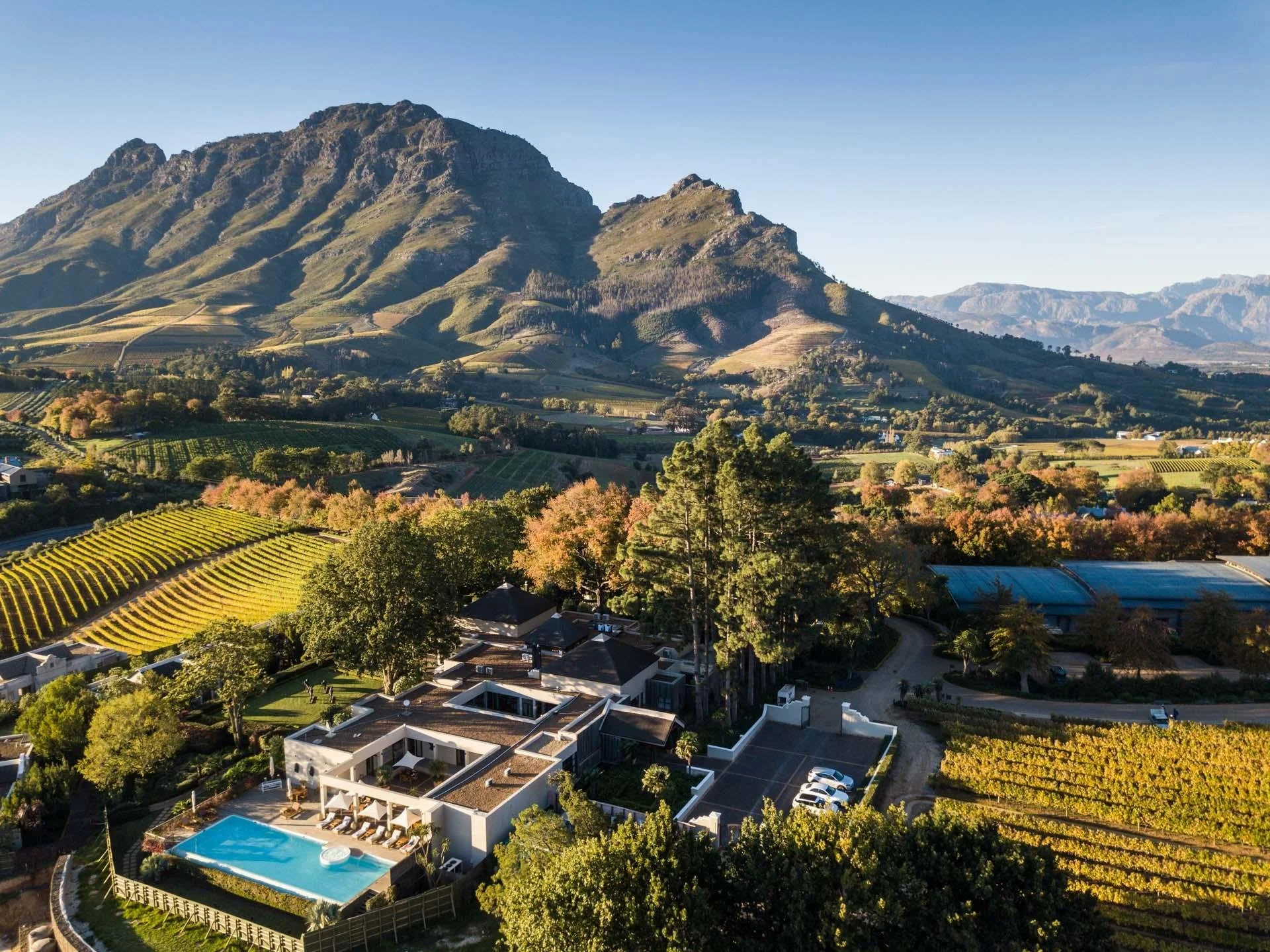 Delaire Graff wine farm outside Cape Town