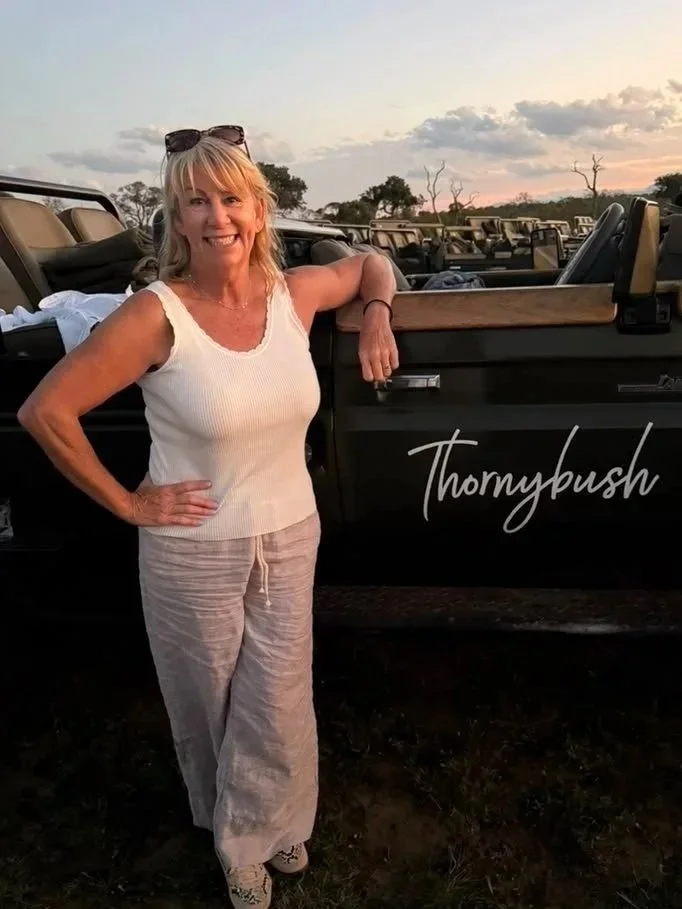 African safari planner, Debbie Mc Hardy on safari at Thornybush in South Africa