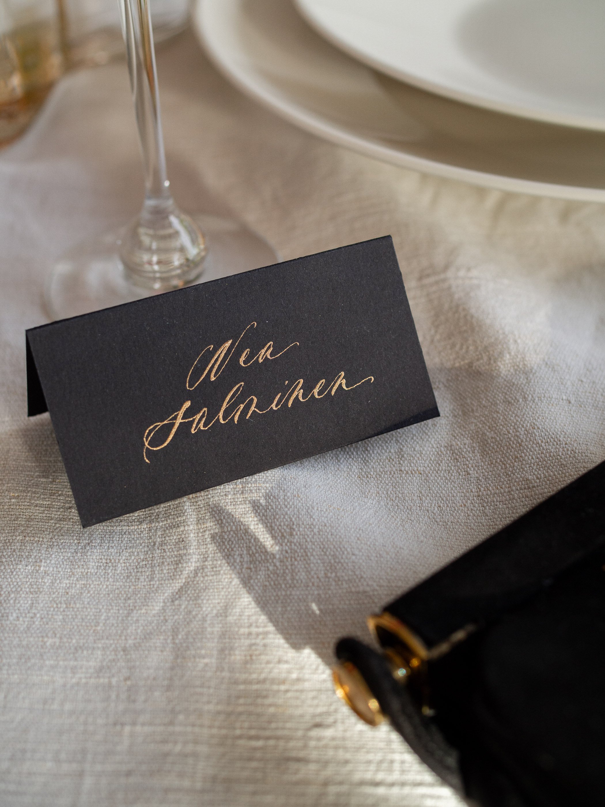 LANA CLASSIC | Mustat taitetut paikkakortit