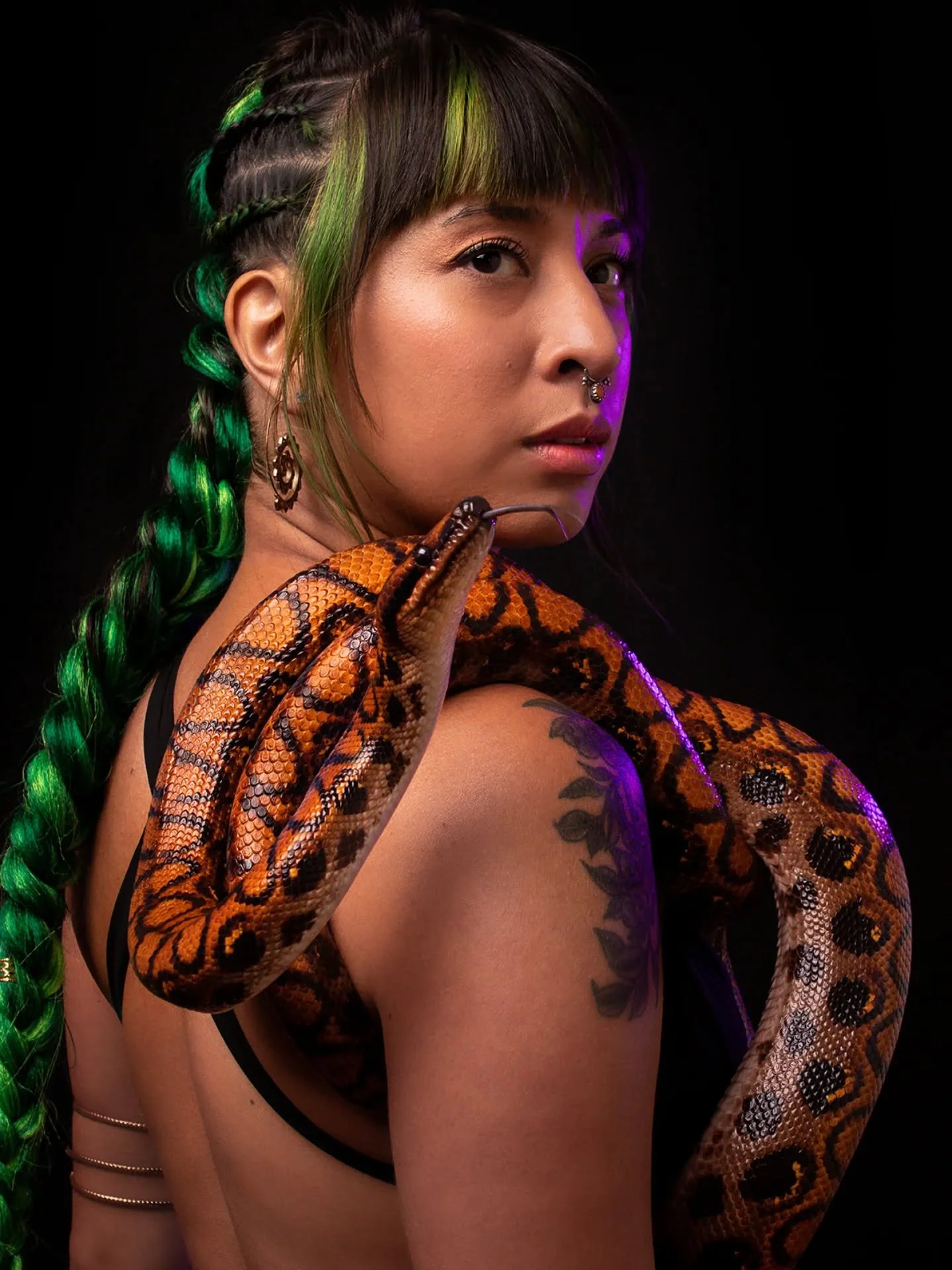 2025. The Year of the Snake. It's a time of renewal and growth. Shedding the old to better prepare for the future. 🐍 A slow and steady transition into alignment. I'm trusting the process, much like @lilmissslamshine did in this shoot with Skittles, 
