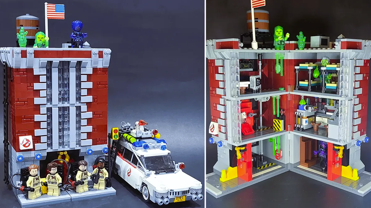 LEGO Ghostbusters HQ Scaled-Down Reimagined in 1,120-Piece Build