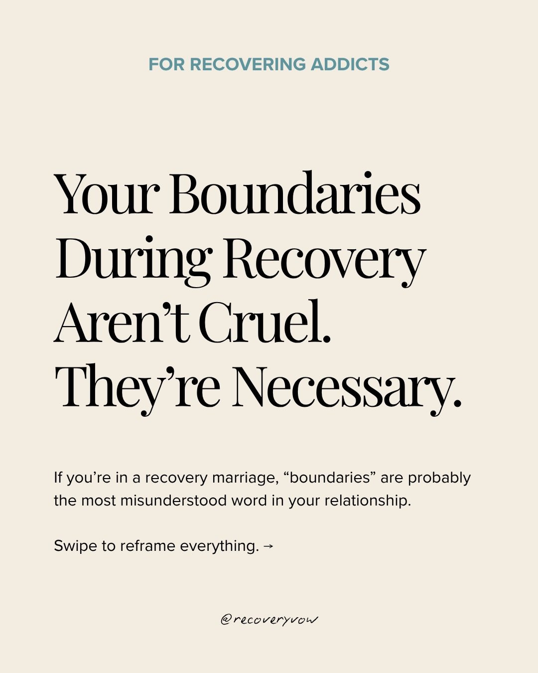 Boundaries are the most misunderstood word in a recovery marriage.

The person recovering thinks they&rsquo;re being controlled. The betrayed partner feels guilty for having them.
But here&rsquo;s the truth: boundaries aren&rsquo;t punishment &mdash;