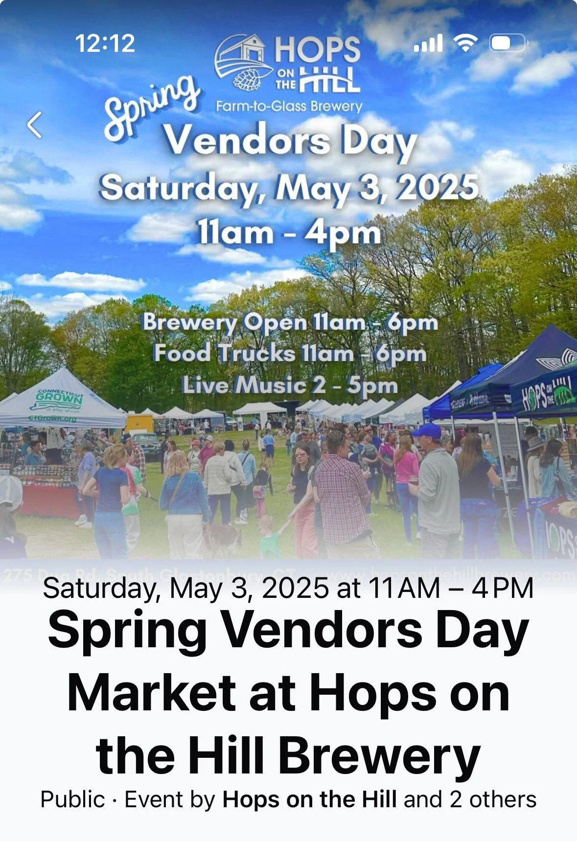 Hops on the Hill Vendor Day