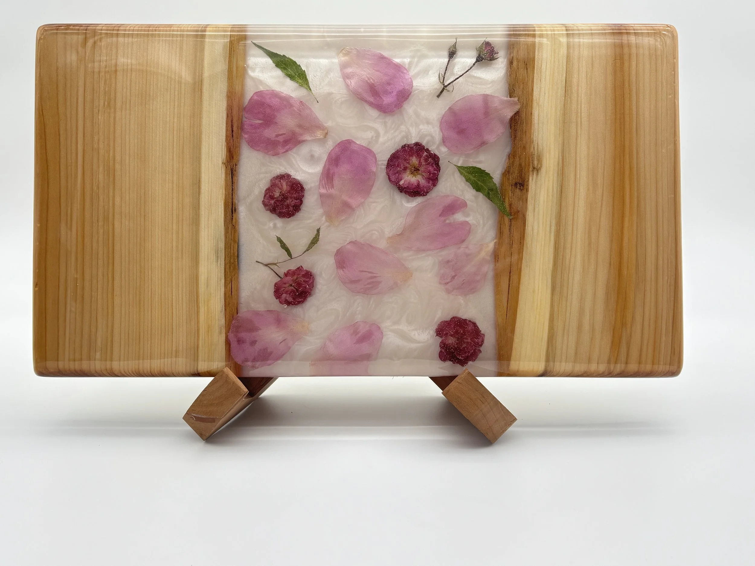 White Cedar & Epoxy Floral Preservation Board