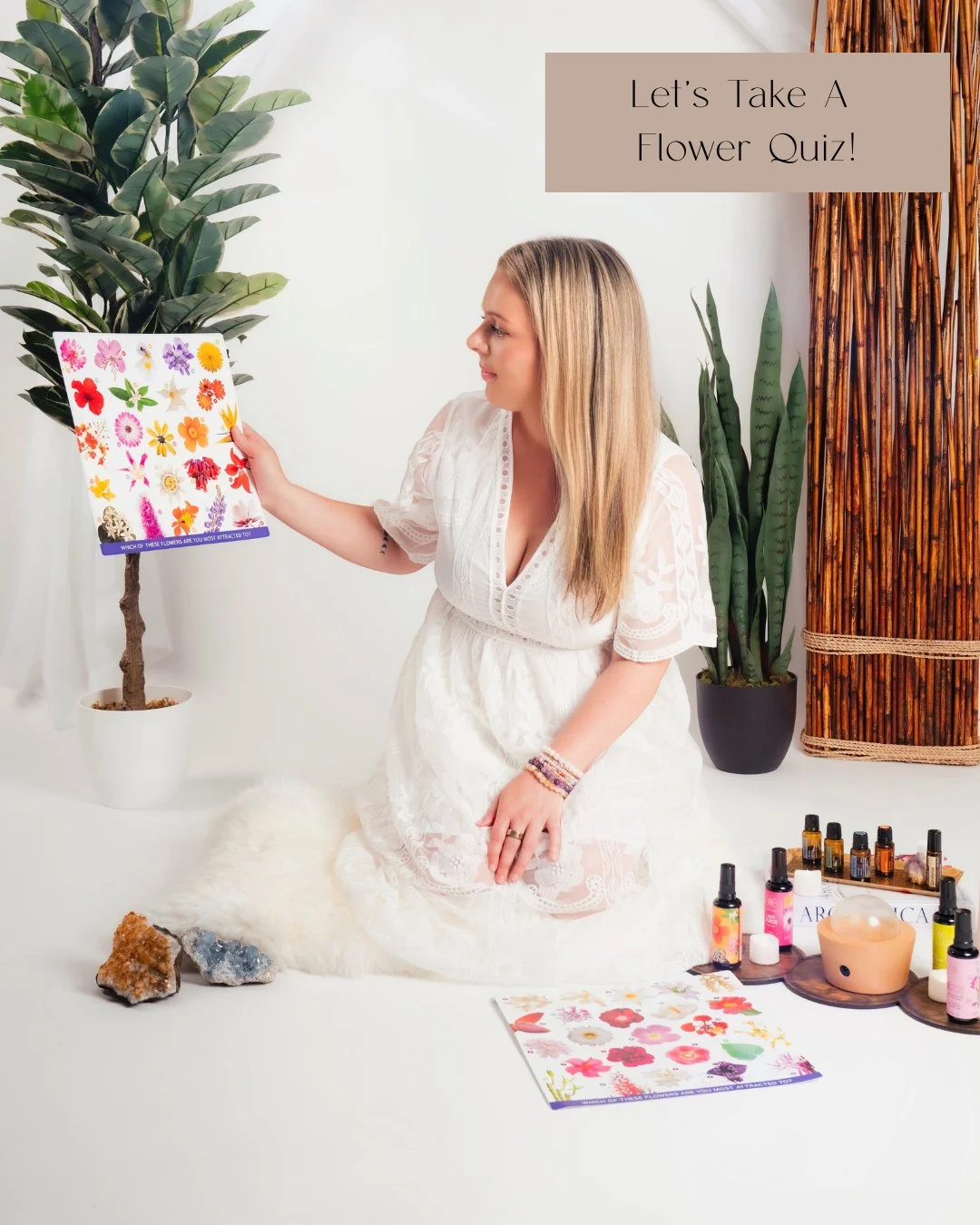 Have you ever taken a flower quiz?⁠
⁠
Discover which flower essence matches what you need most, right now. 🌸 Each flower holds its own vibration and message to support you in aligning with more joy, love, and ease.⁠
⁠
💐 Whether you&rsquo;re seeking