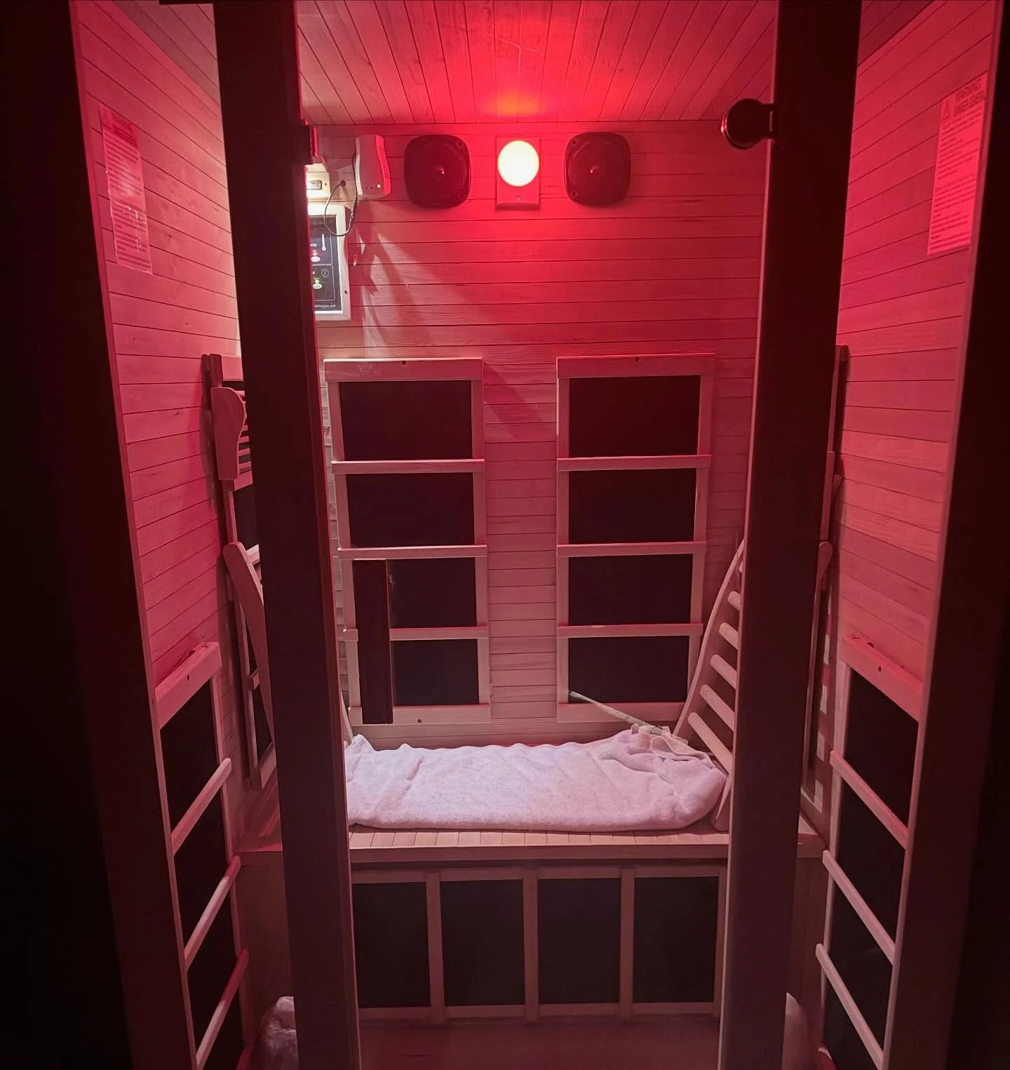 Morning sauna. Silent heat. TEA time.
This week in Soul Care Club, we began a new practice &mdash; T.E.A. time.

T &mdash; Tune in
E &mdash; Exhale
A &mdash; Align

Before the day pulls you into its noise, before the to-do list hijacks your nervous s