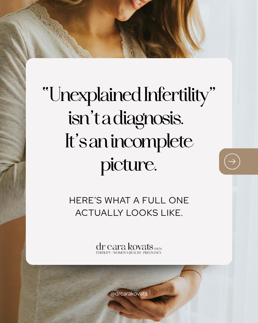 &ldquo;Unexplained infertility&rdquo; is one of the most common diagnosis in fertility medicine and the most useless.

It doesn&rsquo;t tell you what&rsquo;s wrong. It doesn&rsquo;t tell you what to do next. It just tells you someone stopped looking 
