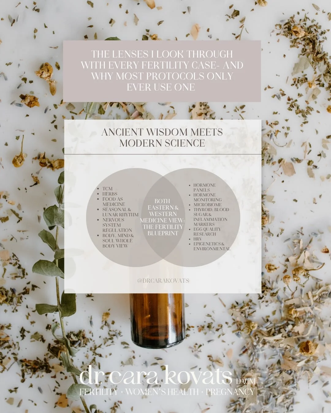 Most protocols only ever look through one lens. That's why so many smart, proactive women end up with a drawer full of supplements, an app full of data, and still no clear plan. 

If you're overwhelmed by all the suggestions on Instagram, TikTok, the