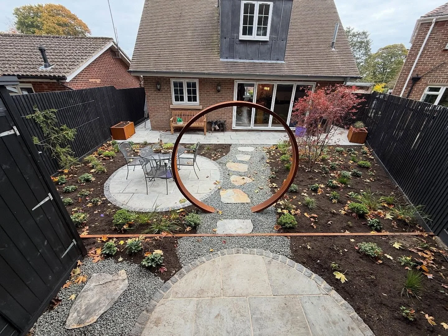Japanese inspired project in Kingsworthy all wrapped up.

Massive thanks you to Toby and Callum from @tmh.landscapes who took the lead on constructing this one with us.

Before this garden was just a split level lawn with poorly laid paving immediate