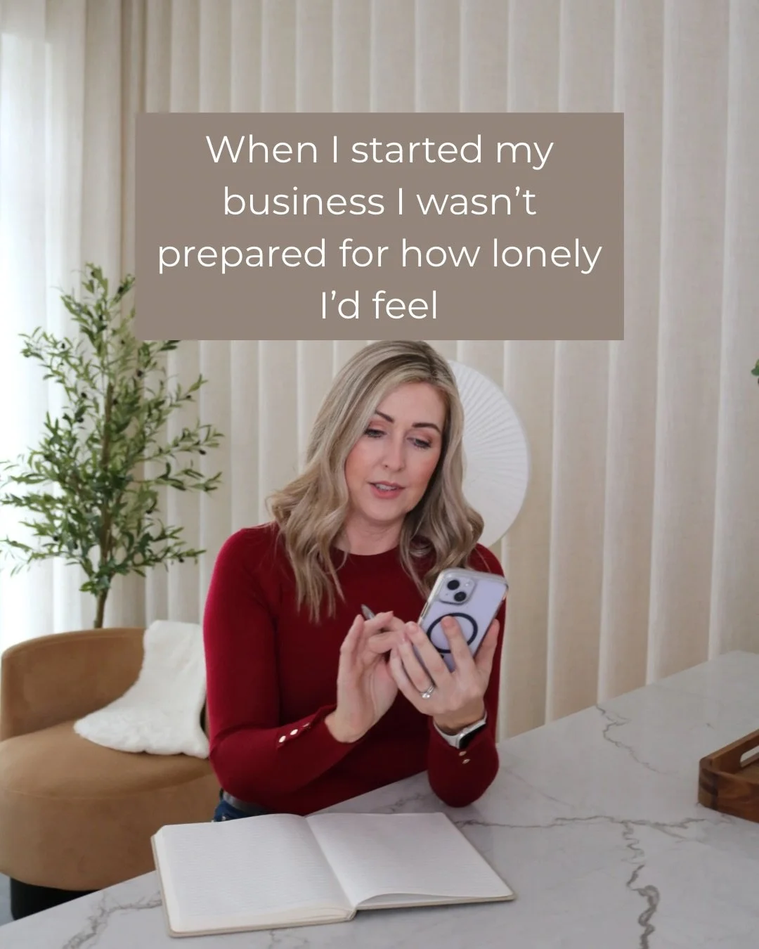 The loneliness of building a business is real - and nobody warns you about it. 

One day you&rsquo;re surrounded by colleagues, teams, energy.  The next you&rsquo;re working solo making decisions that feel enormous with no one to run them by. 

It&rs