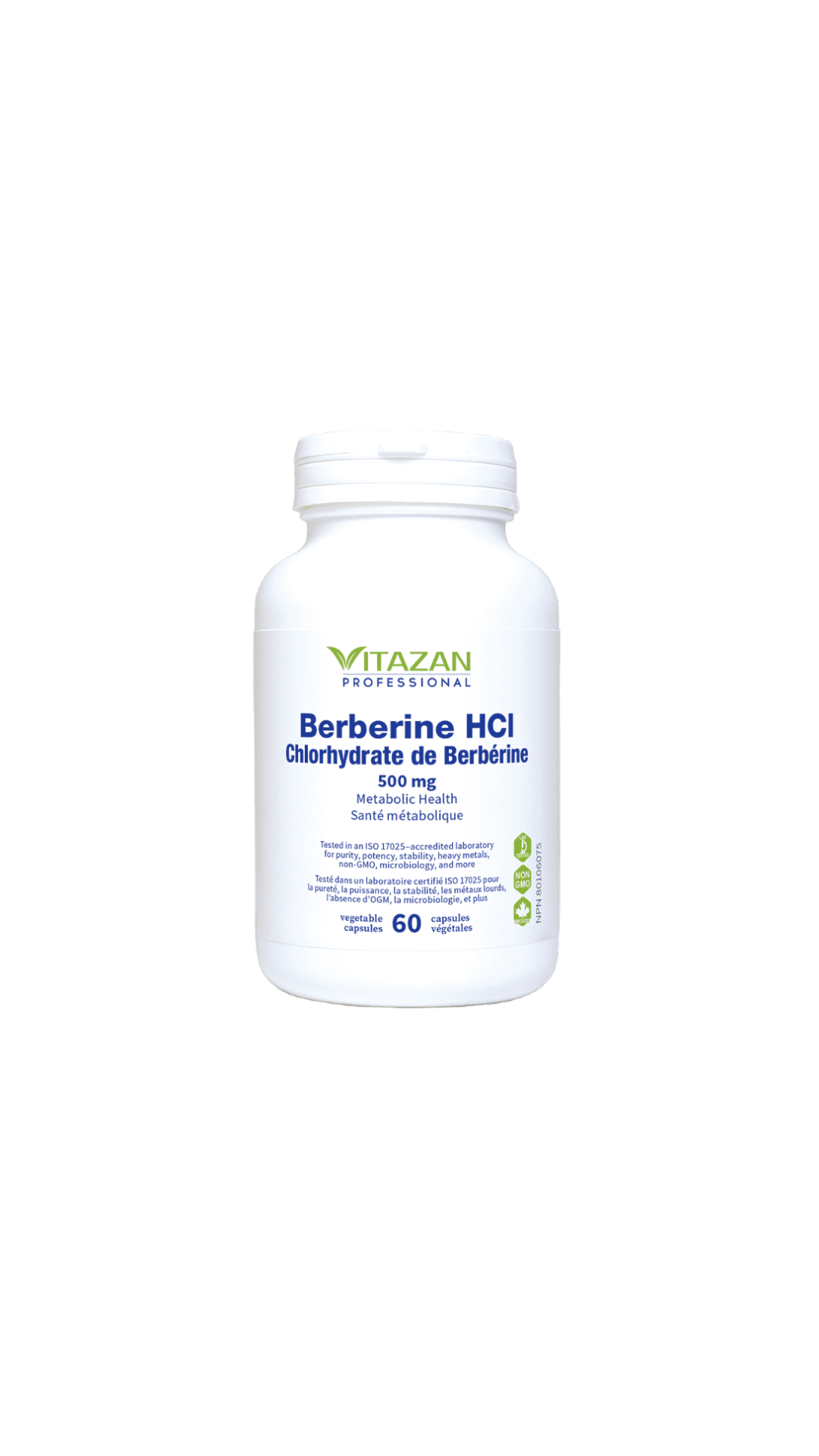 Berberine  60 Caps. 500mg.