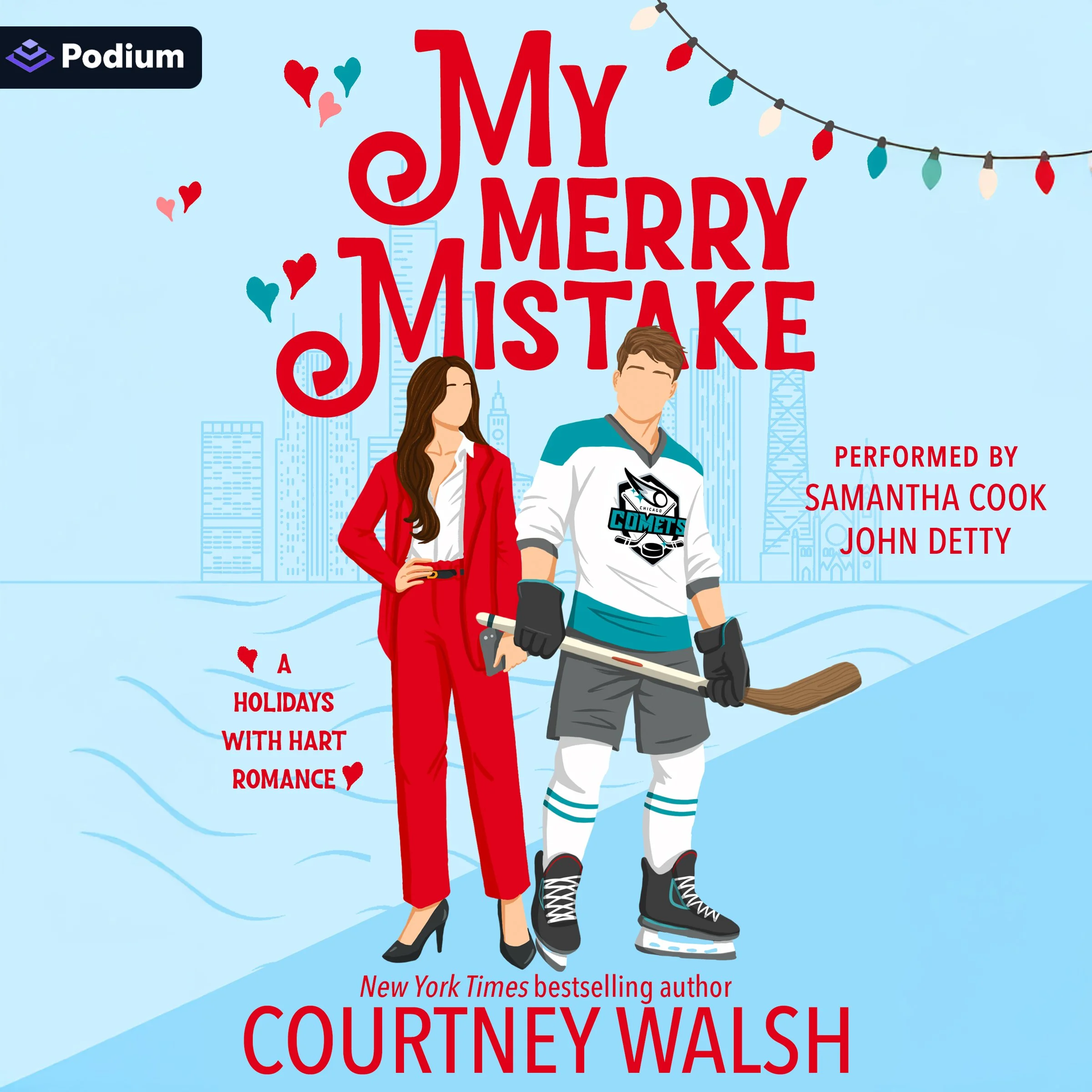 Happy release day to My Merry Mistake by Courtney Walsh, Narrated by Samantha Cook and John Detty