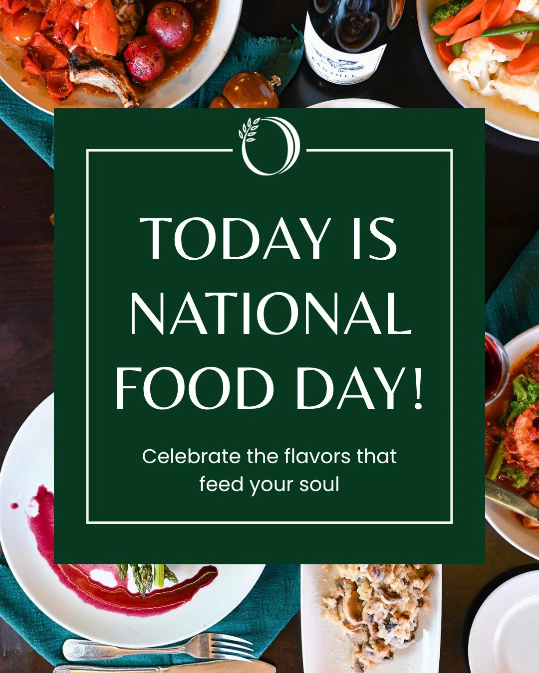 Good food is meant to be shared, savored, and celebrated. Join us for a meal that fills more than your plate!⁠
⁠
#NationalFoodDay #OrzoTrattoria #ItalianFlavors #EatTogether