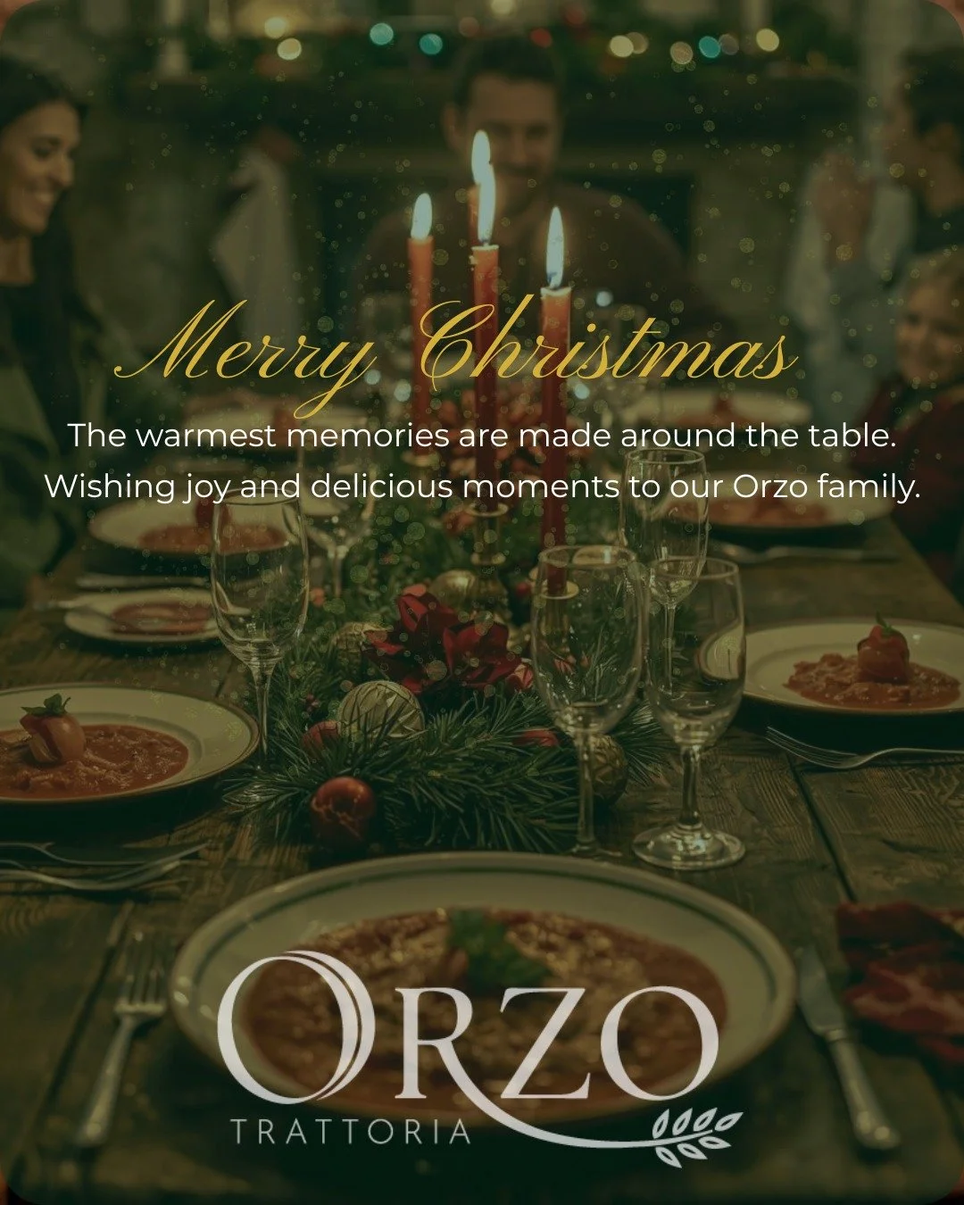 From our kitchen to yours, wishing the happiest of holidays to our amazing Orzo family!

#OrzoFamily #buonnatale  #italianchristmas