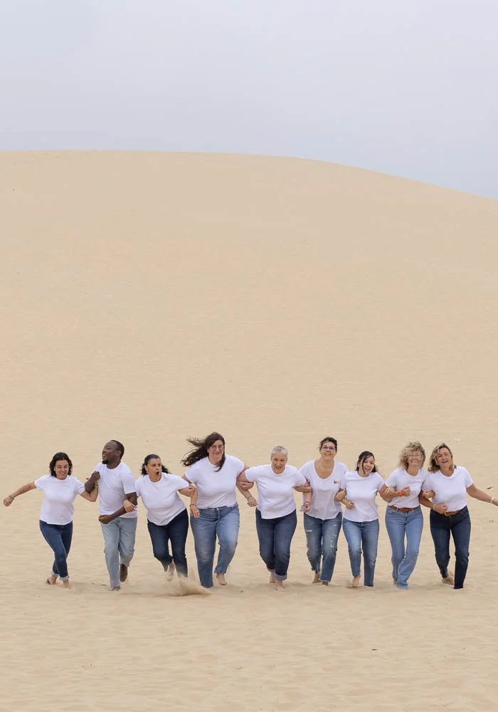 Séance photo team building sur la Dune du Pilat