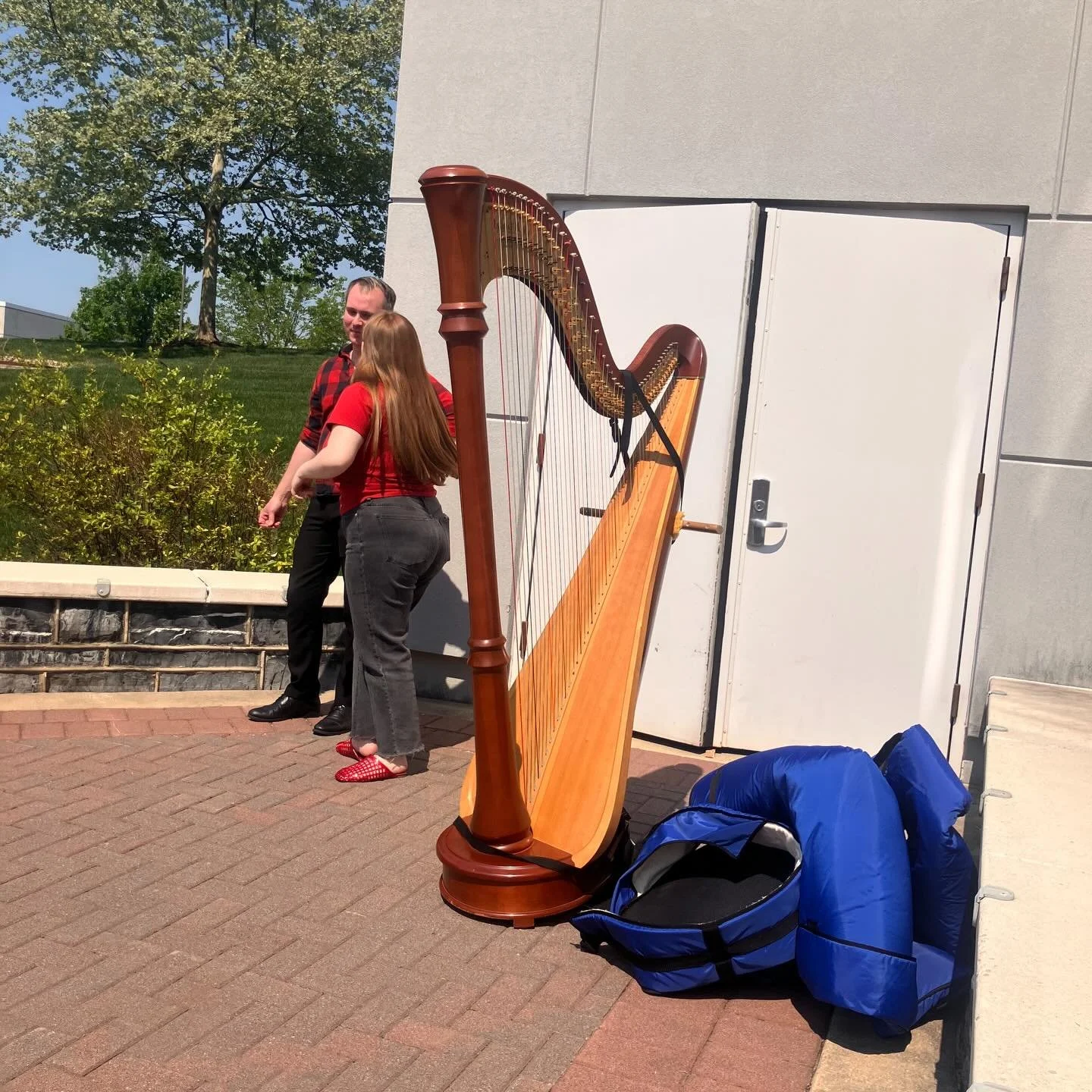 (1st slide is the only picture I took from rehearsal today; piece was so 🔥 we had to evacuate the building)

Only ten days away from the premiere of &ldquo;Caldera&rdquo; at JMU Symphony Orchestra&rsquo;s Honors Concert! Additionally, my latest orch