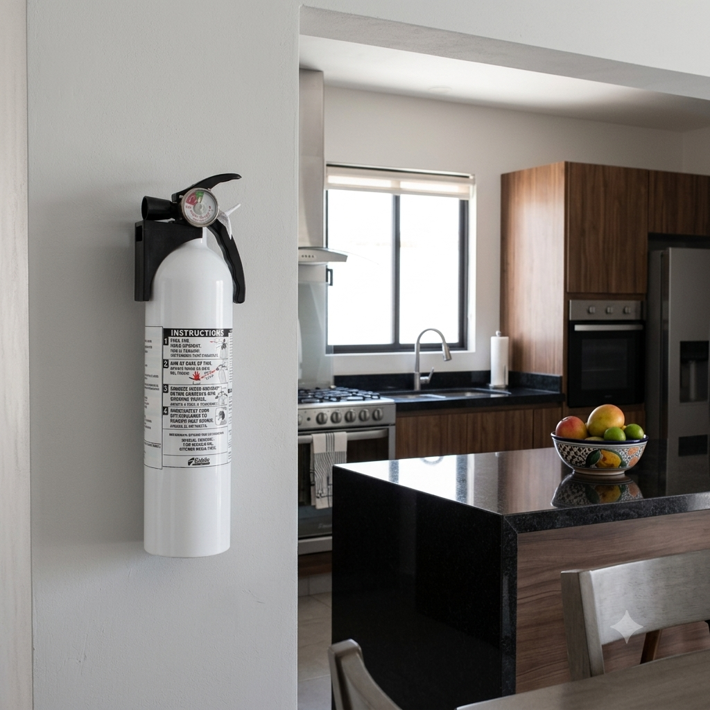 Que extintor conviene para cocina residencial