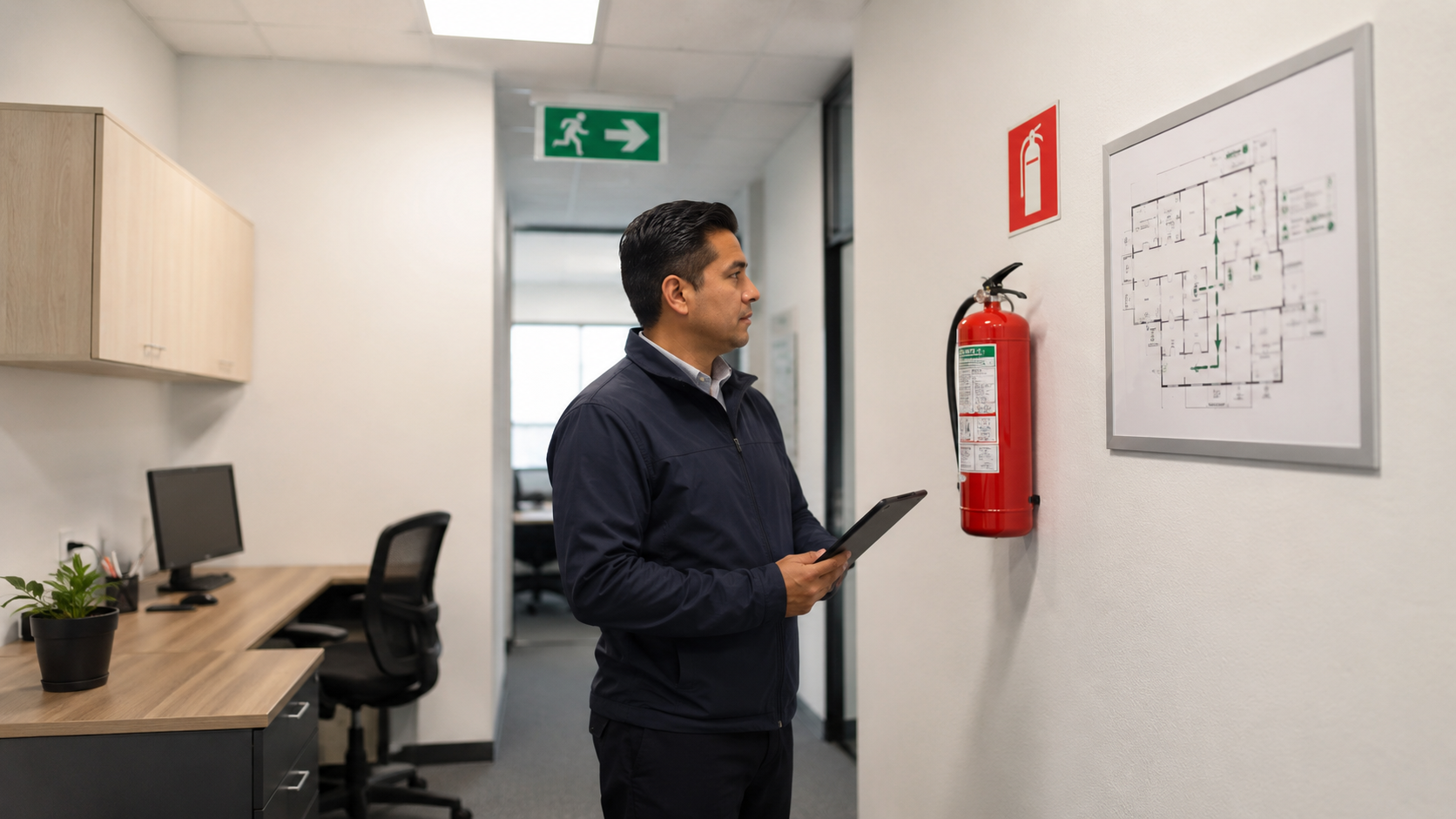 Checklist de seguridad contra incendio para oficina pequena