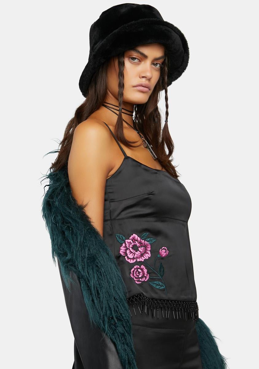 Rose Vine Silk and Embroidery Set