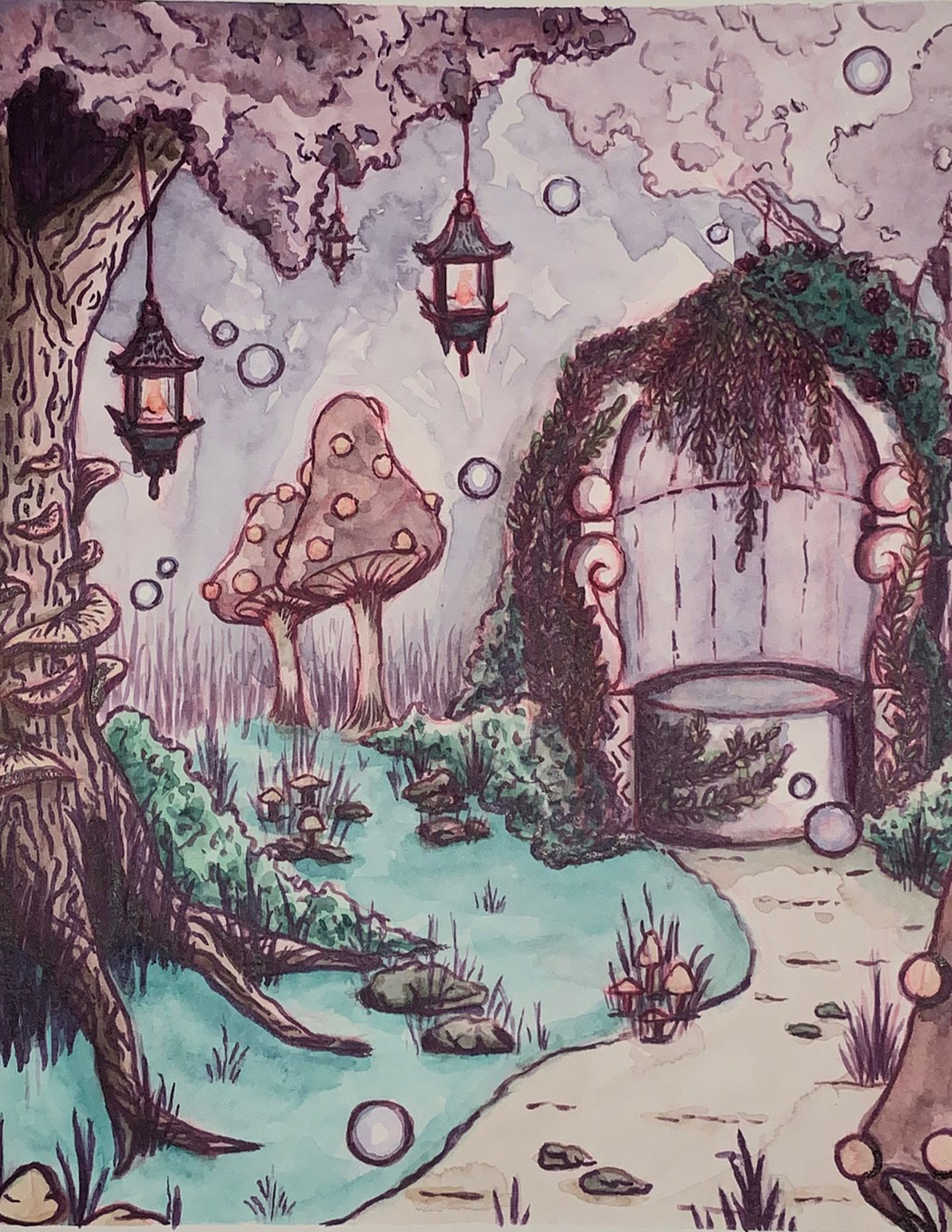 Whimsical Woods Concept Art (8x10)