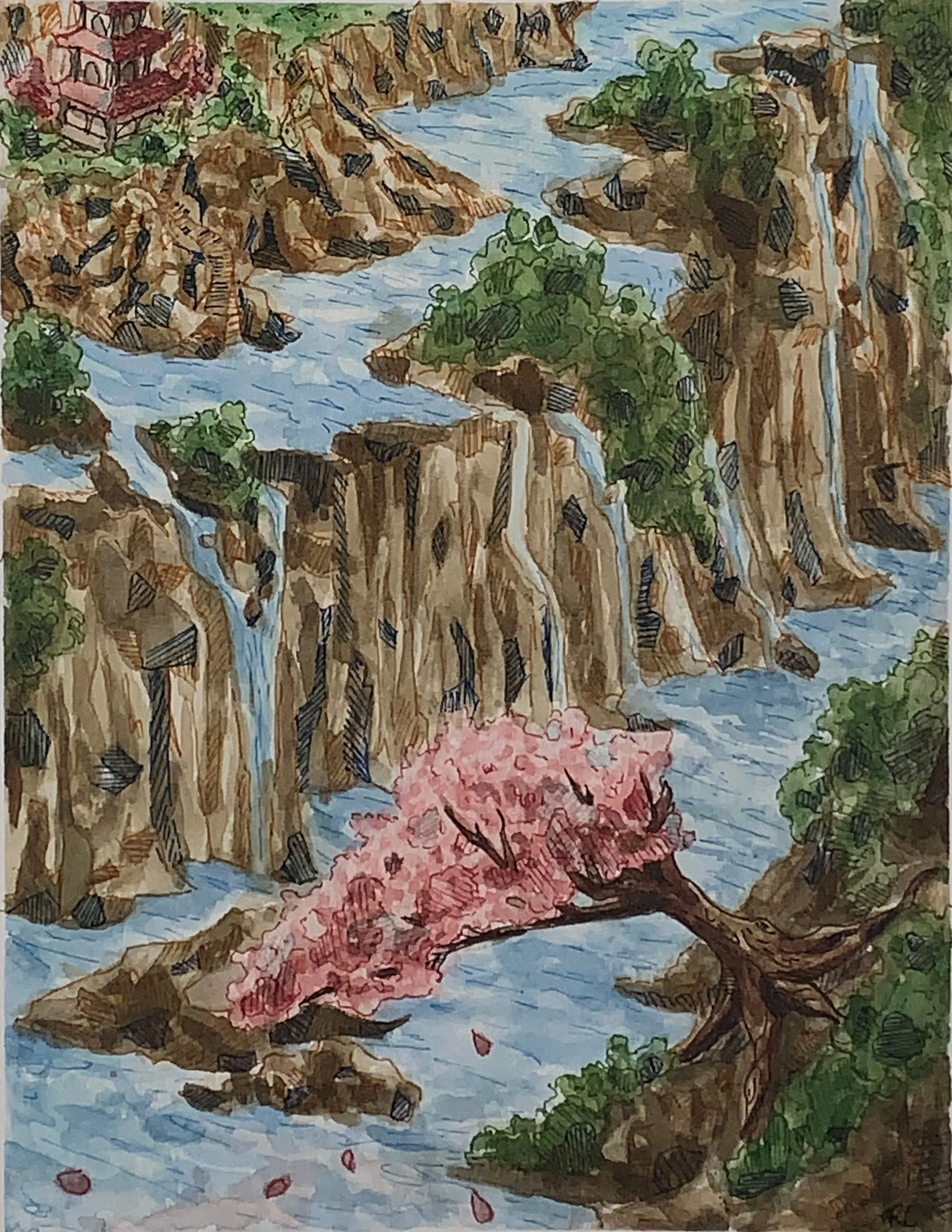 Cliff Concept Art (8x10)