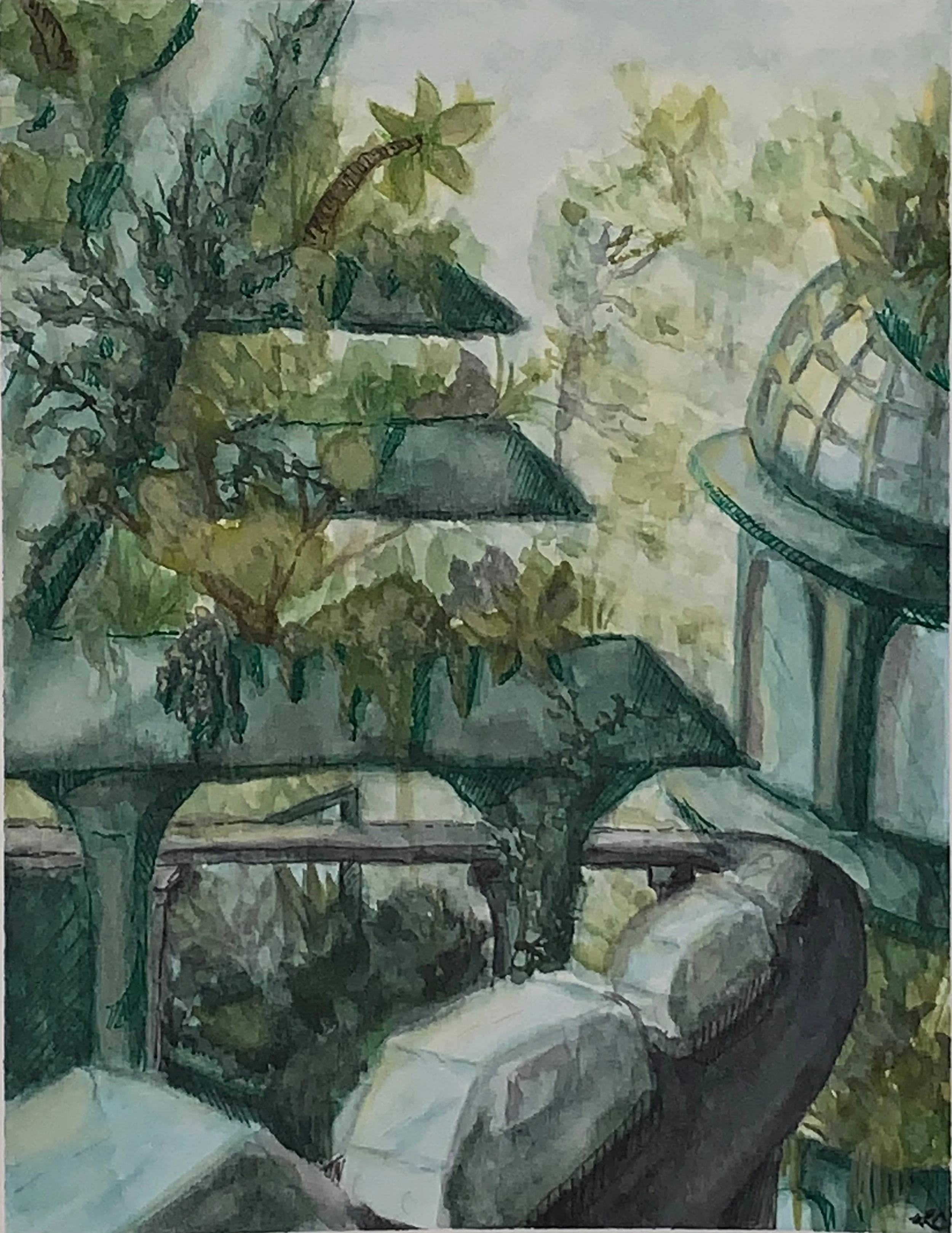 Solarpunk Concept Art (8x10)