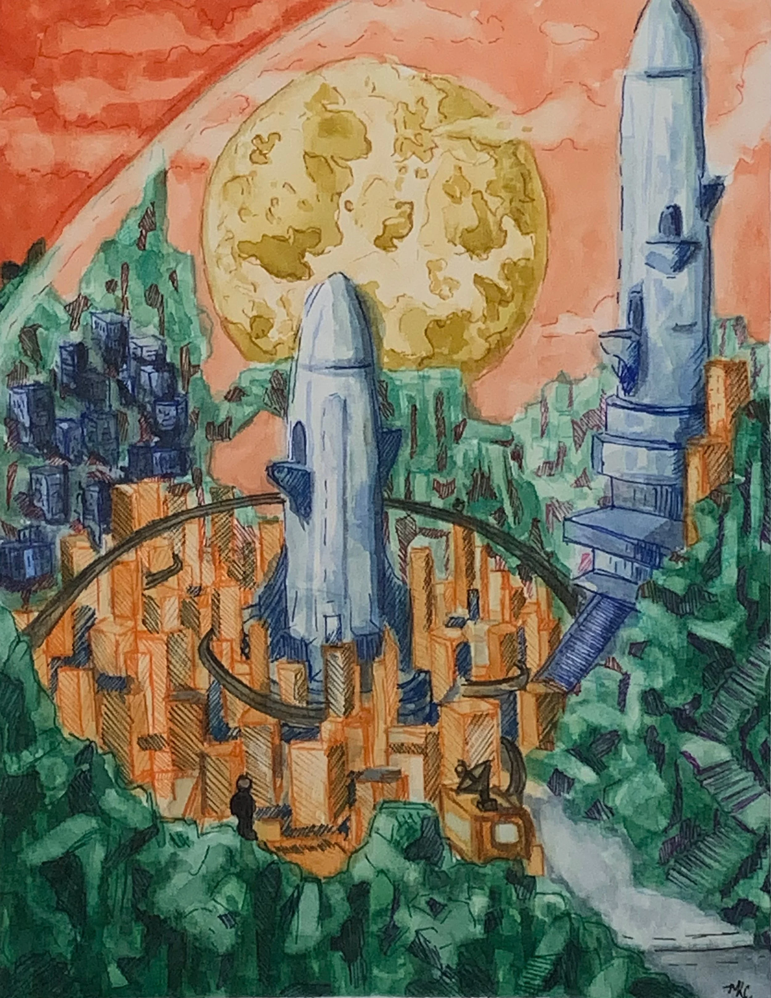 Atompunk Concept Art (8x10)