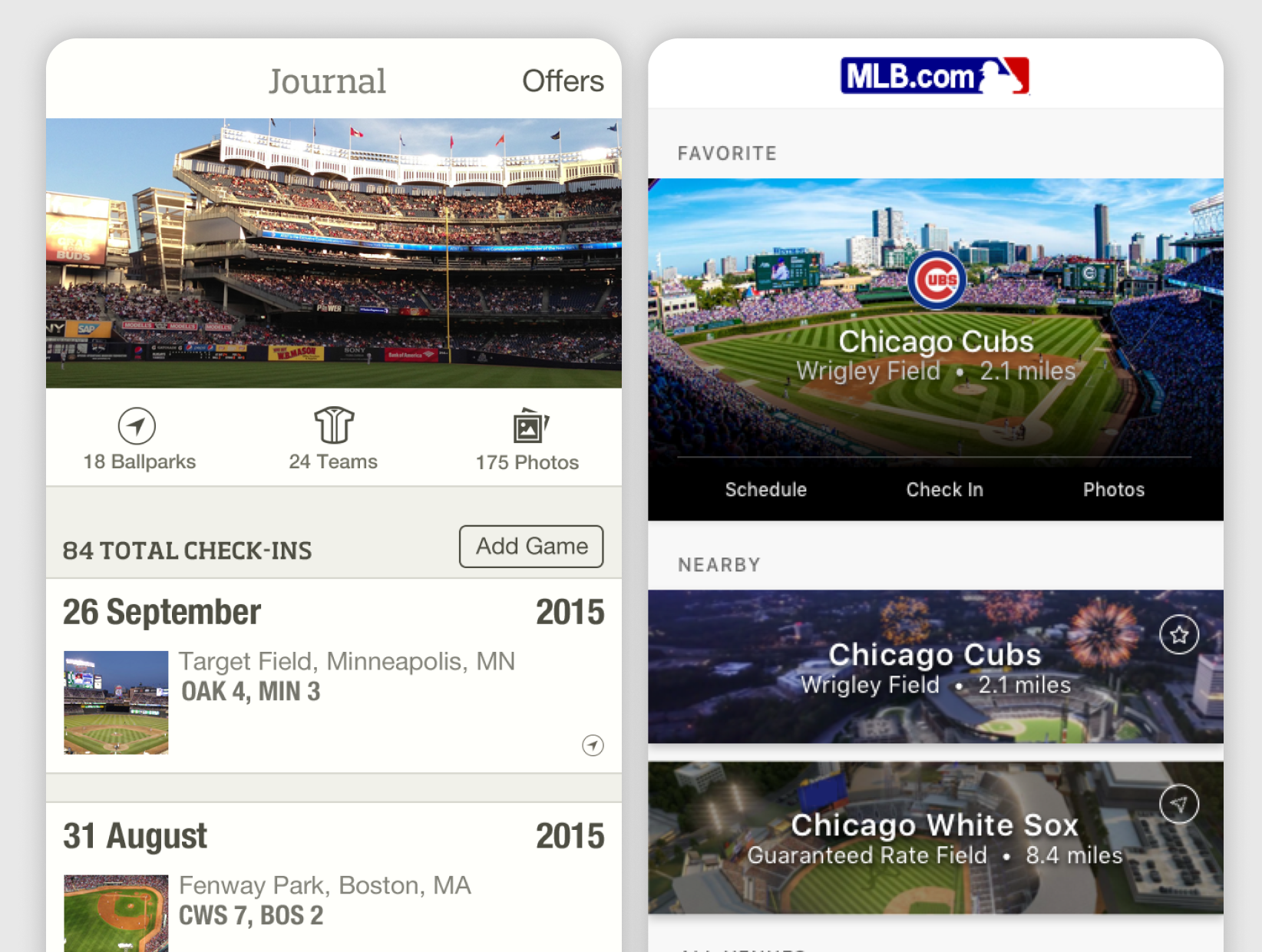 Photo of MLB Ballpark App