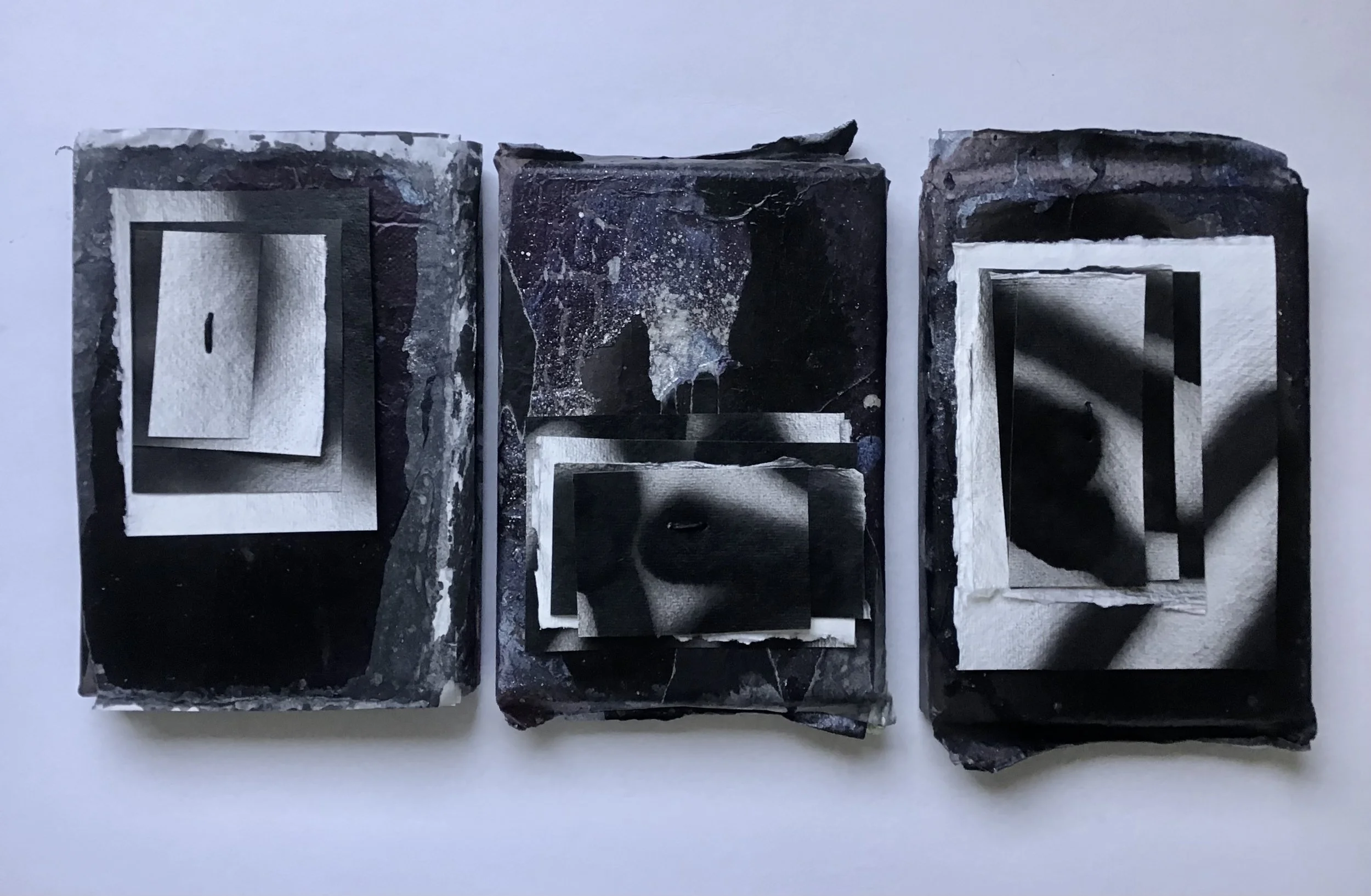 From the series 'Tem de se sonhar com os lugares, para se aprender a gostar deles'. Cord, acrylic, rice paper, paper and spray paint on canvas, 2026.