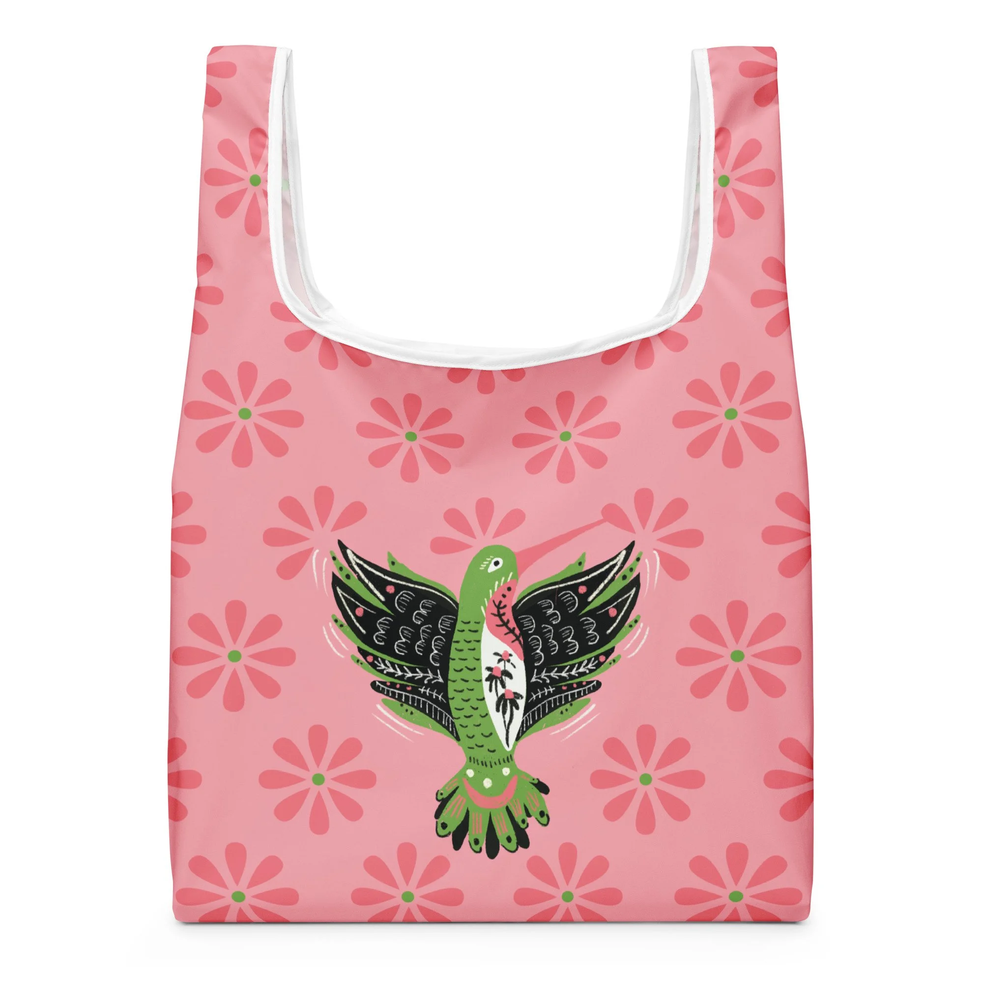 Hummingbird in Pink: Shopping bag