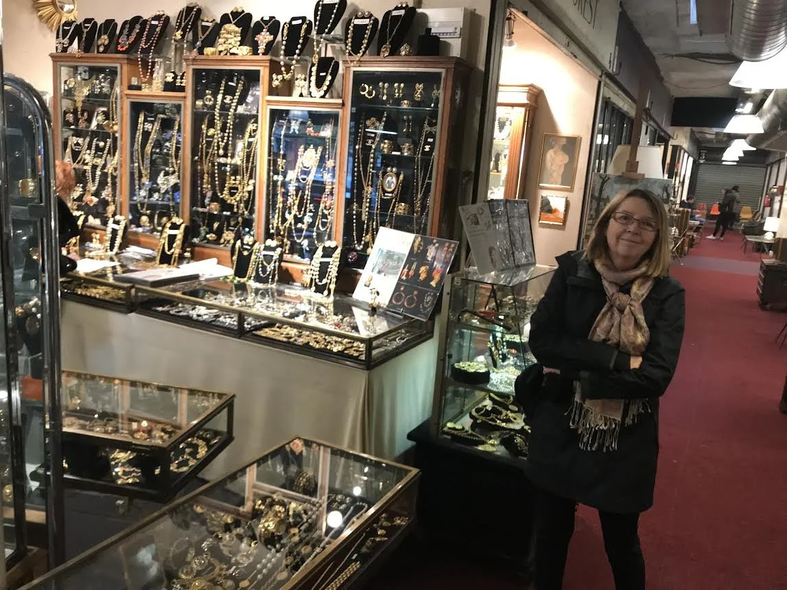 Shopping at the Les Puces De Saint-Ouen flea market in Paris