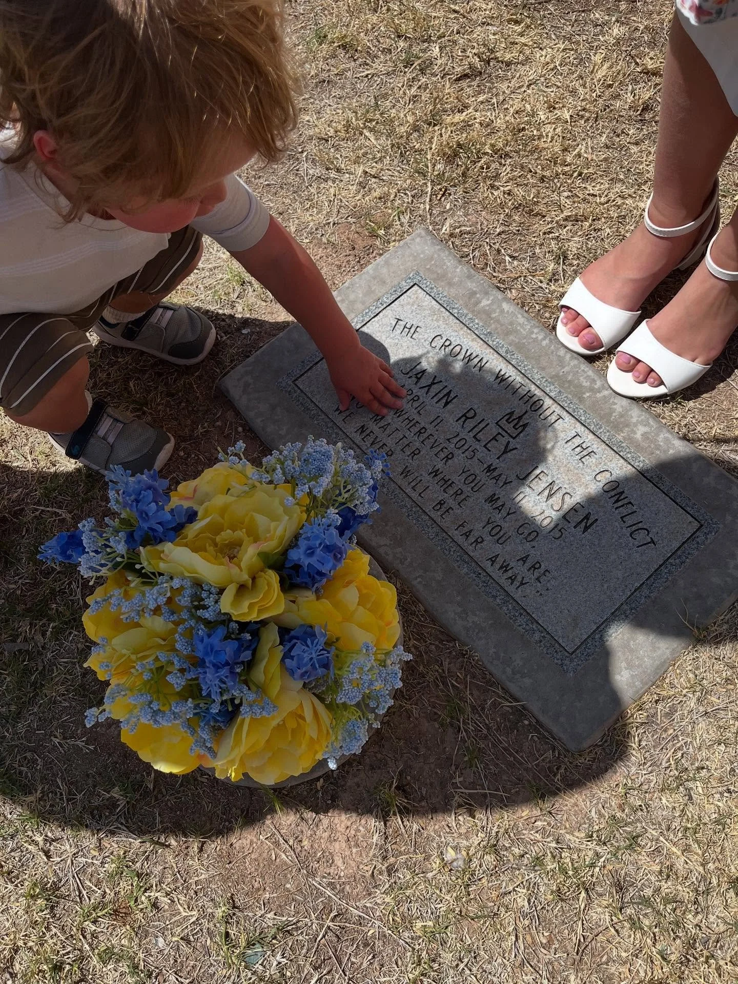 I&rsquo;d have a 10, 8 &amp; almost 2 year old if life went the way I saw it going. God&rsquo;s plan was different than mine. 

But my 8 and 2 year old are my most treasured people. I want them to know God&rsquo;s goodness even when life is tough and