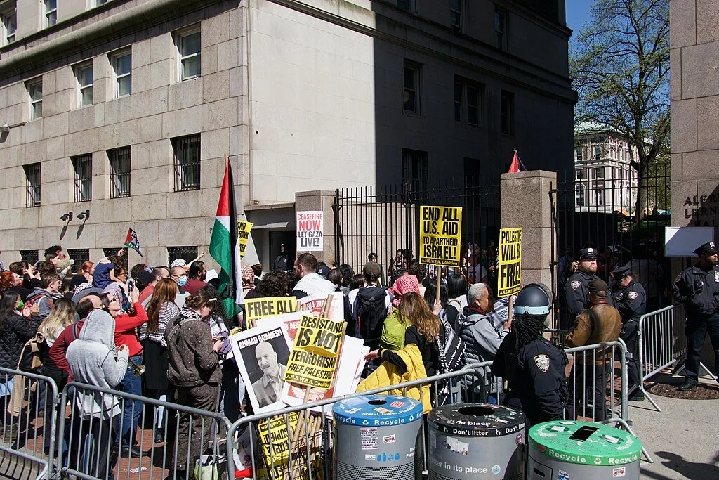 External Influence at Columbia University Protests
