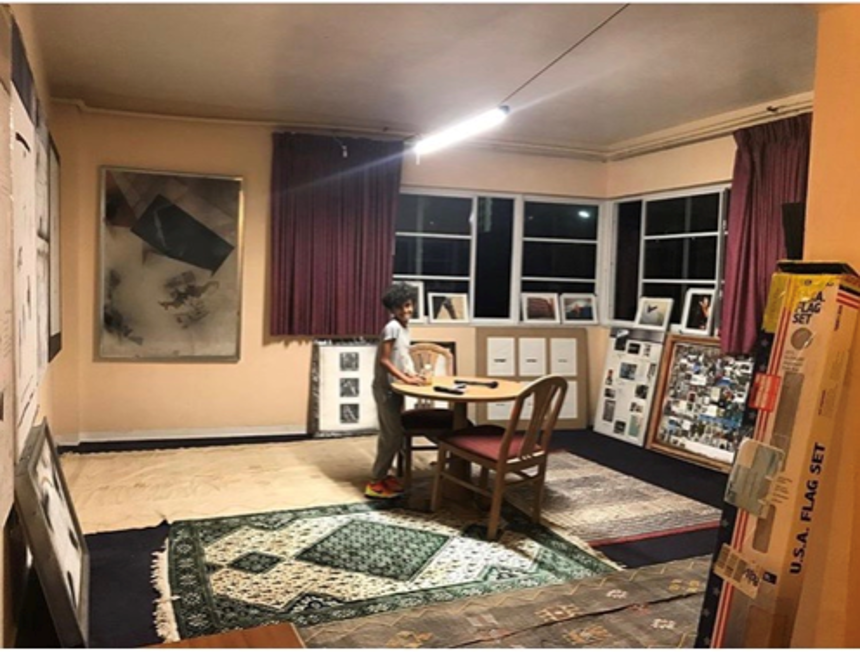 An Arab artist’s first solo in America, 2016