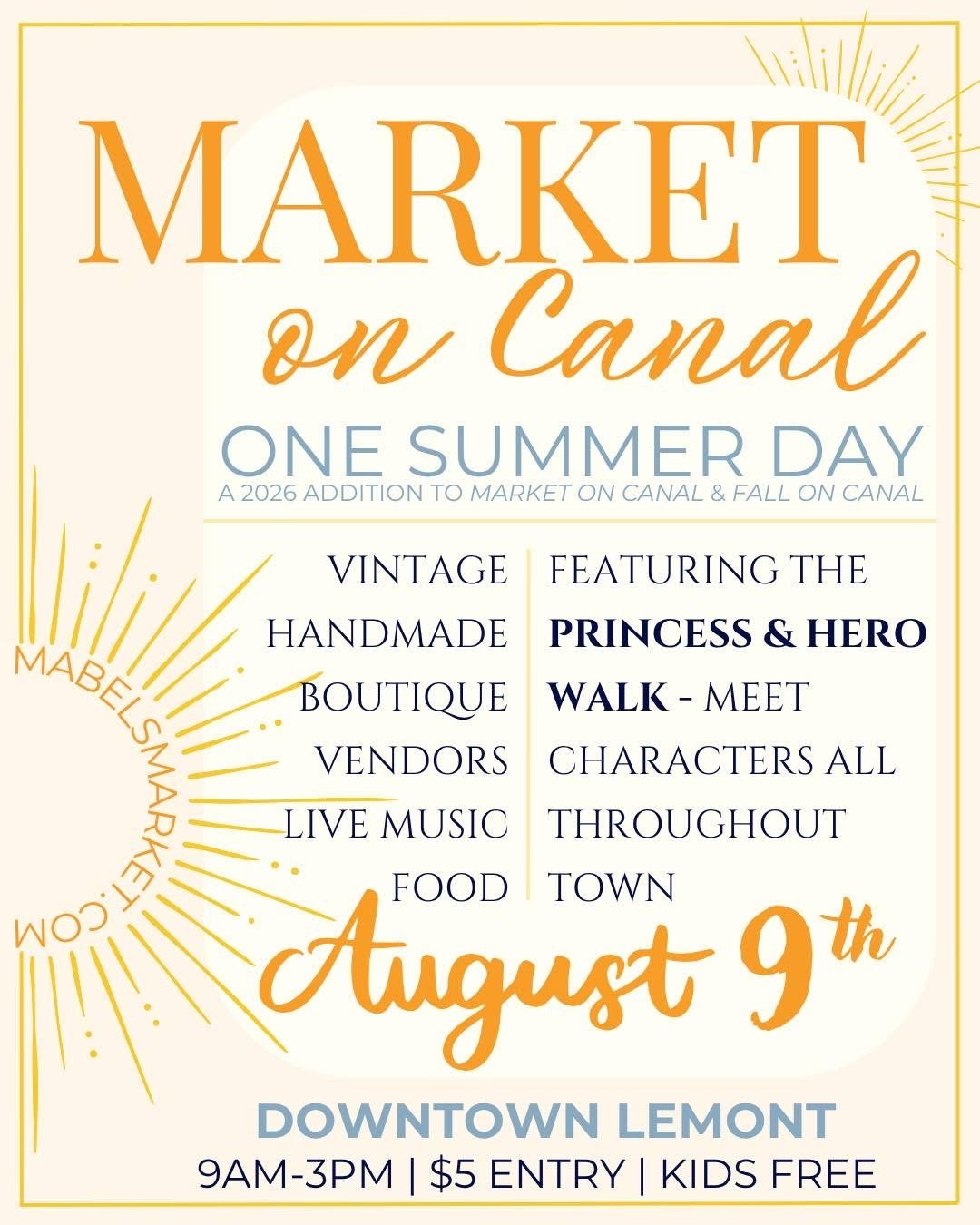 Mabel’s Summer Market on Canal