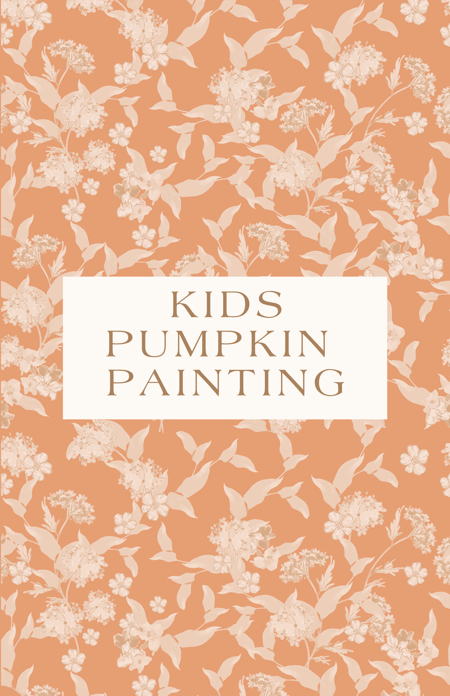 Kids Pumpkin Painting