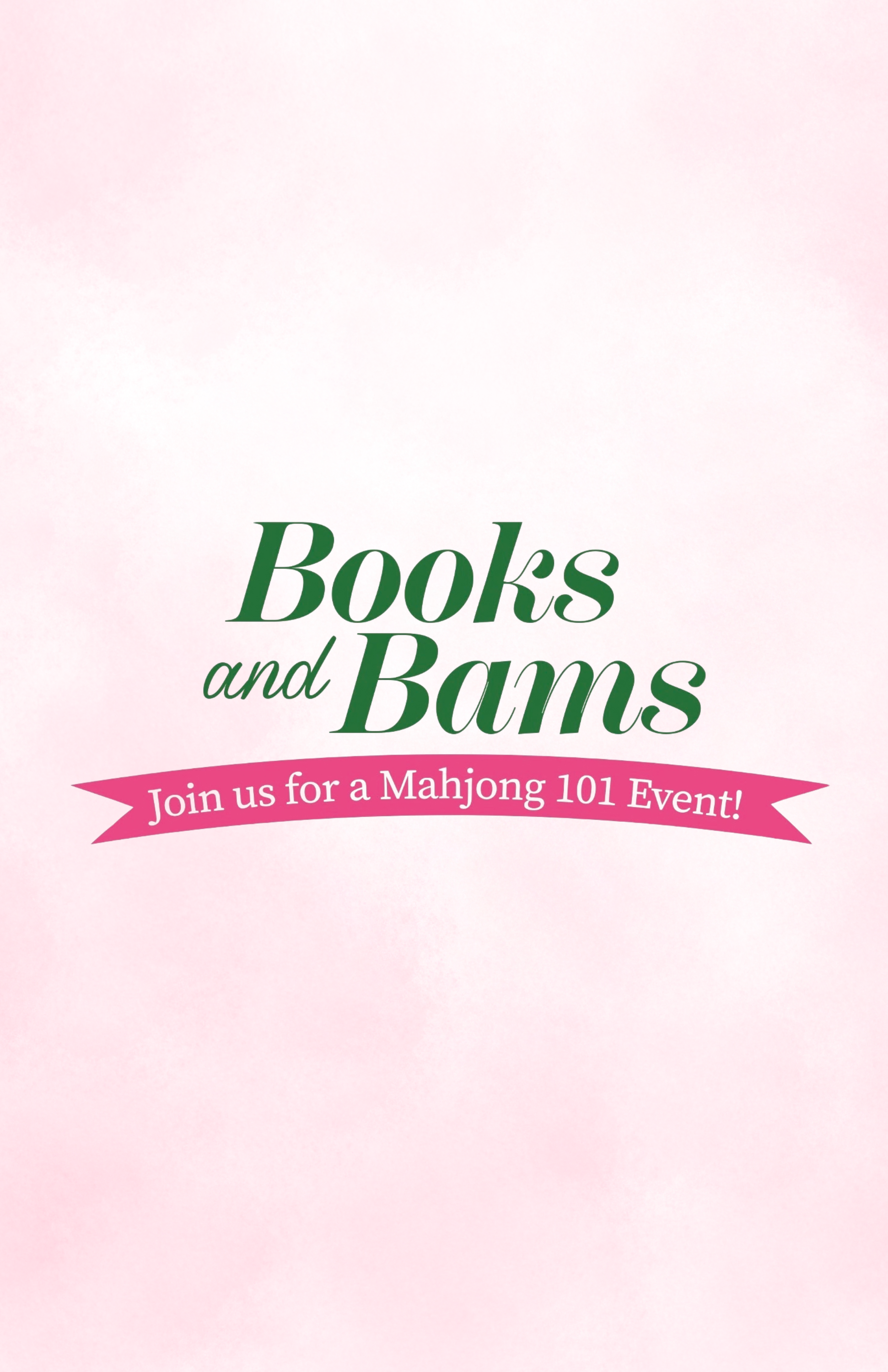 Books &amp; Bams: Mahjong 101