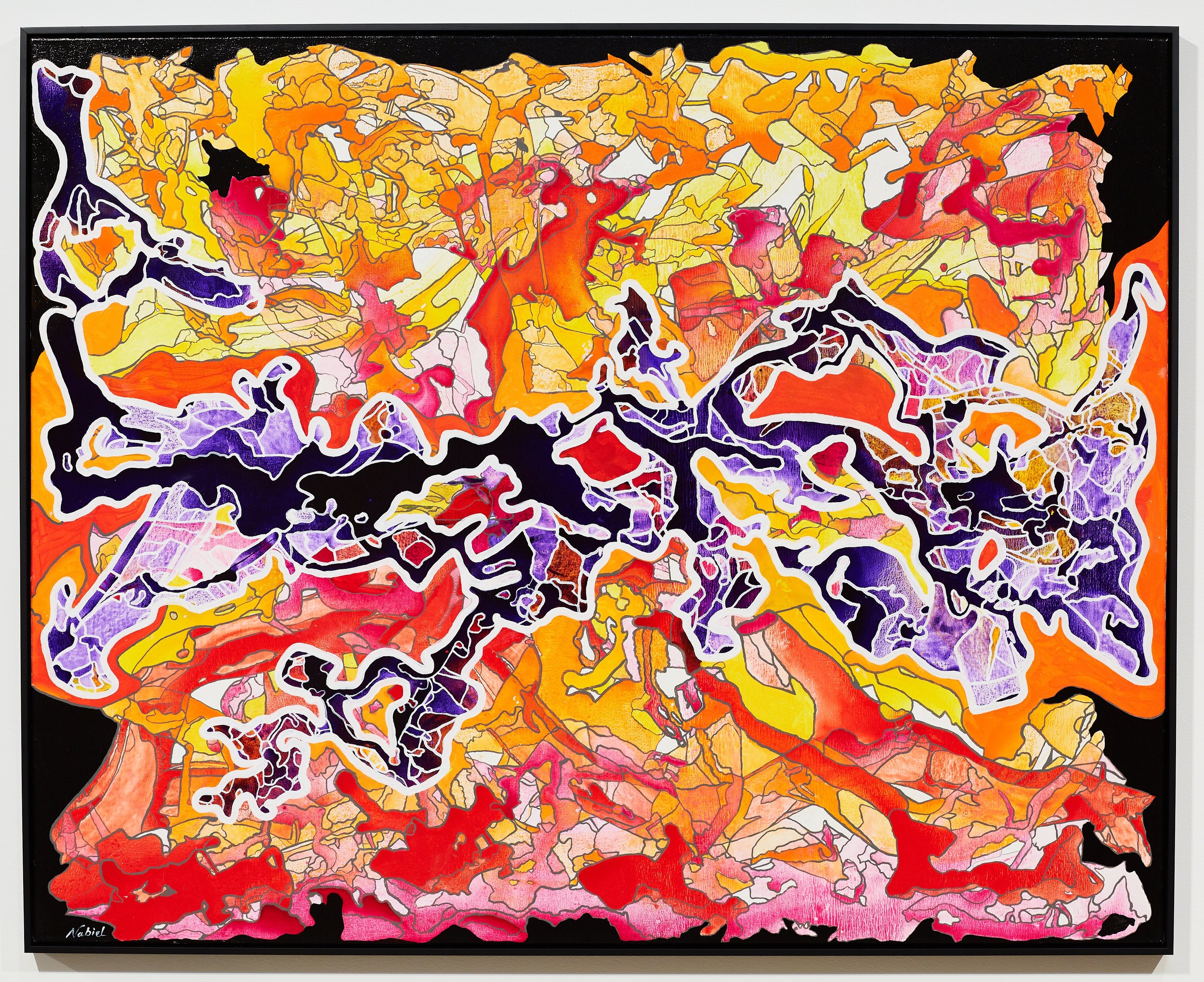 Wide Range, 2019 / Acrylic on canvas / 49 x 61 in