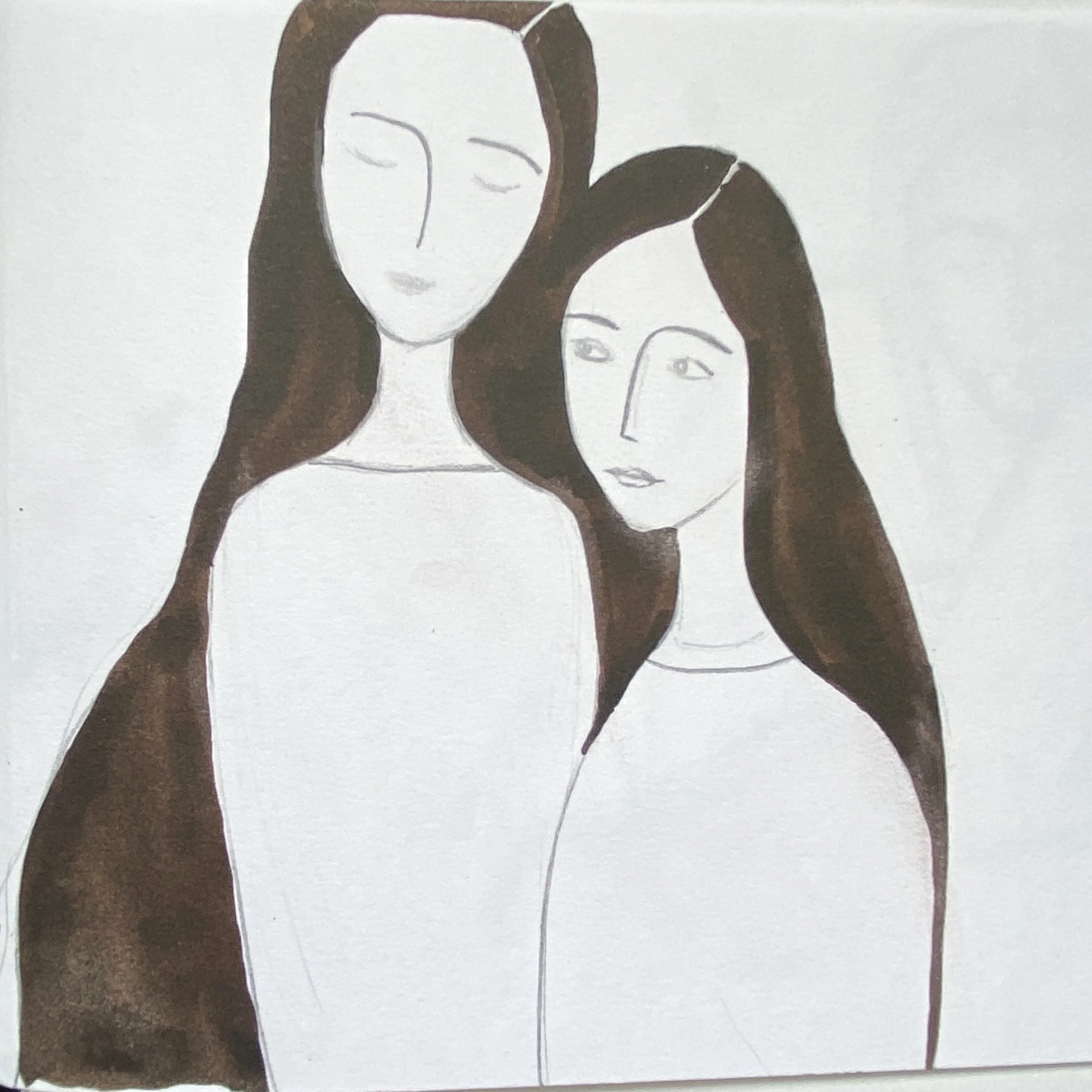 Two Girls study 1