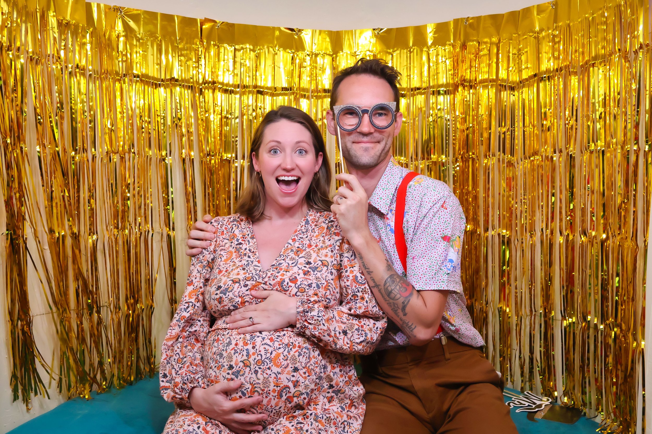 Photo Booth Rental with cute couple getting married