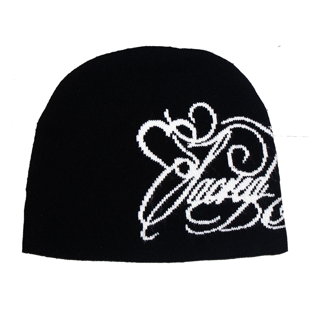 Black Sacred Heart Beanie