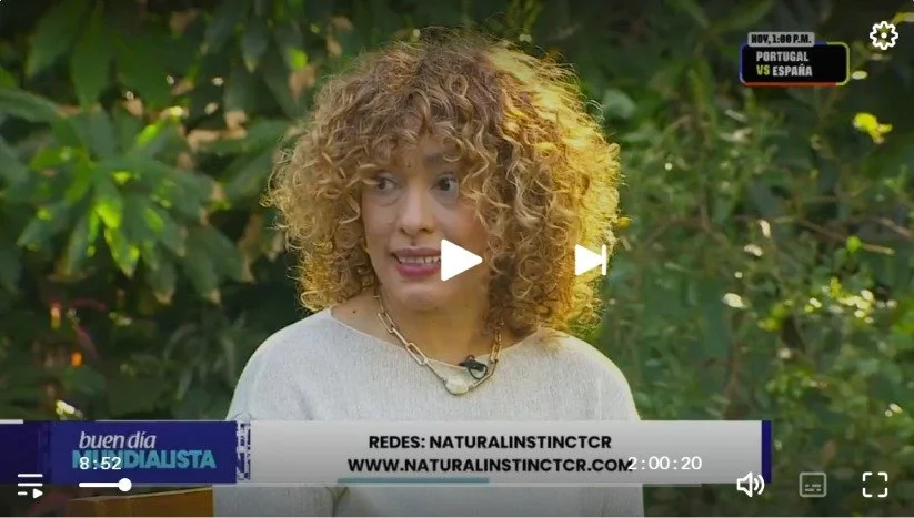 Lucía Esquivel on Canal 7