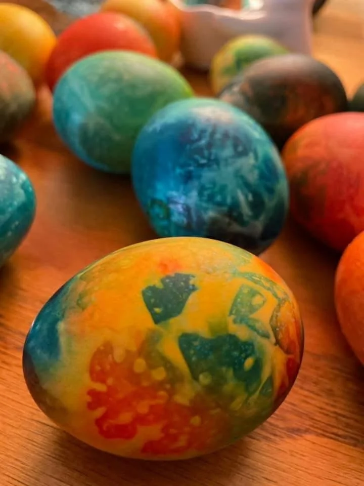 Tie Dye Easter Egg Class at Sughr and Company