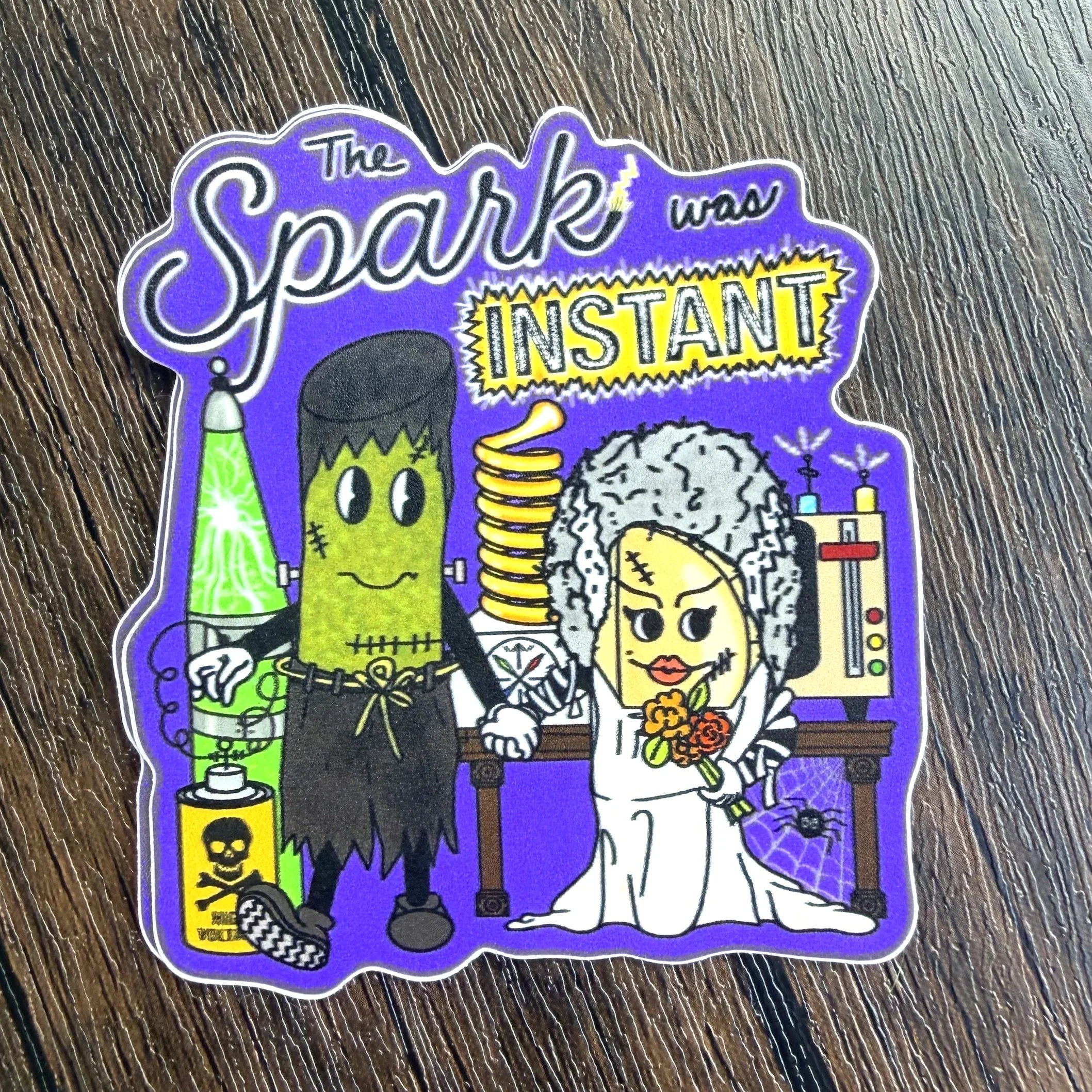 The Spark was Insant Sticker
